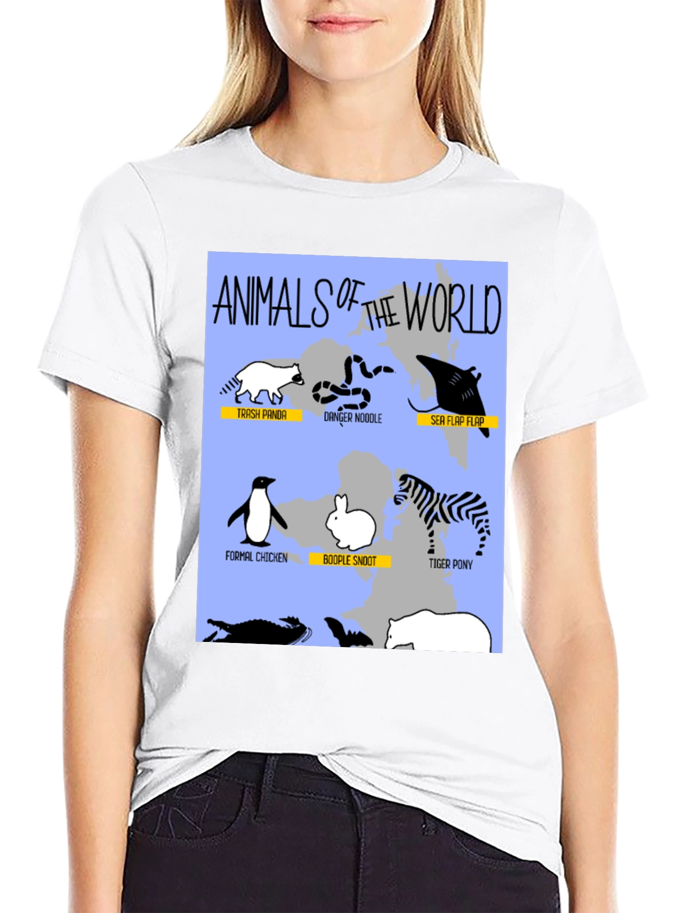 Animals of the World Graphic T-Shirt
