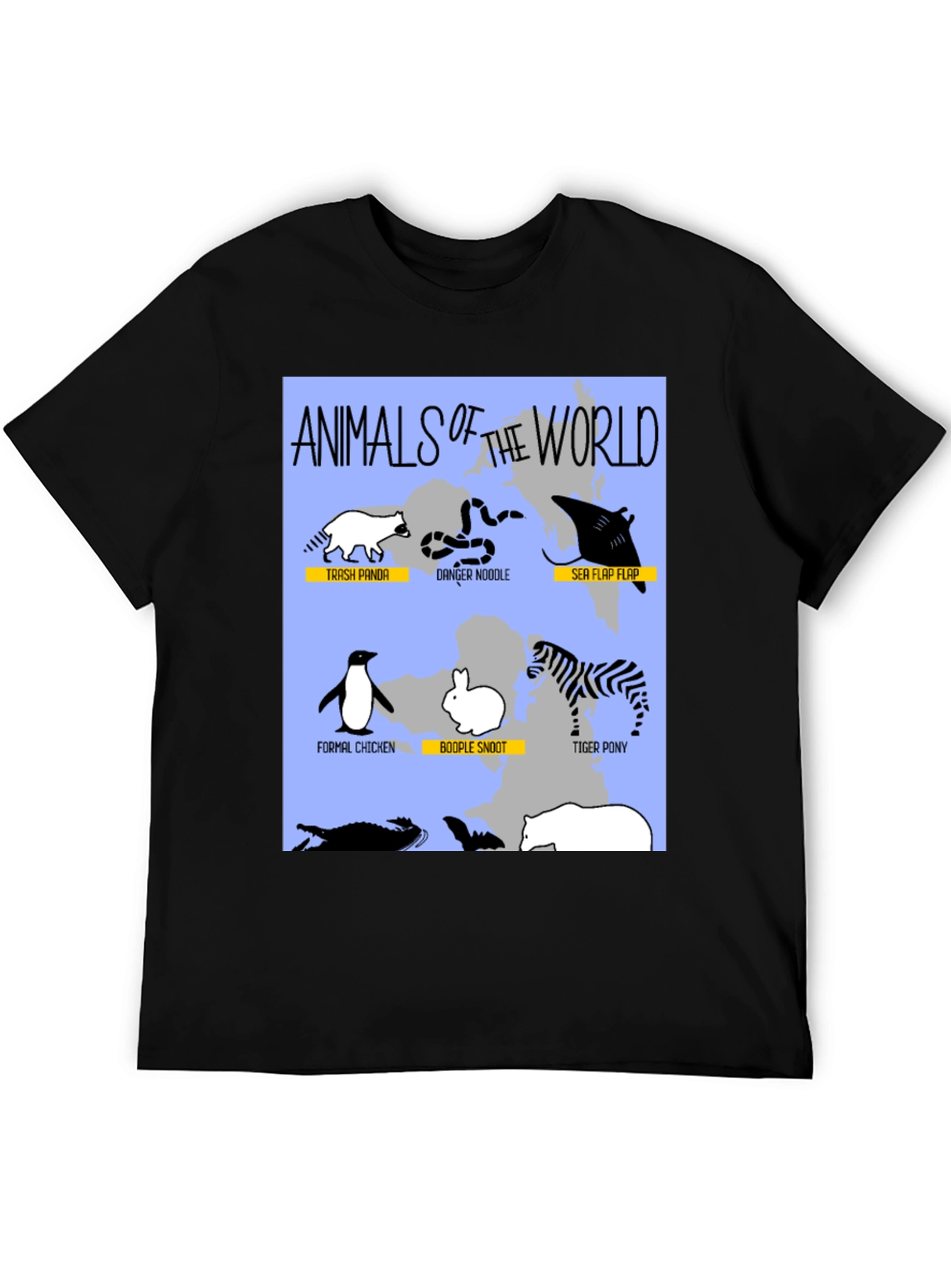 Animals of the World Graphic T-Shirt