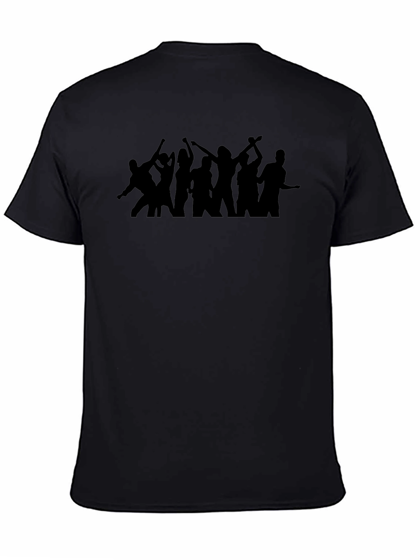 Silhouette Band T-Shirt - Black