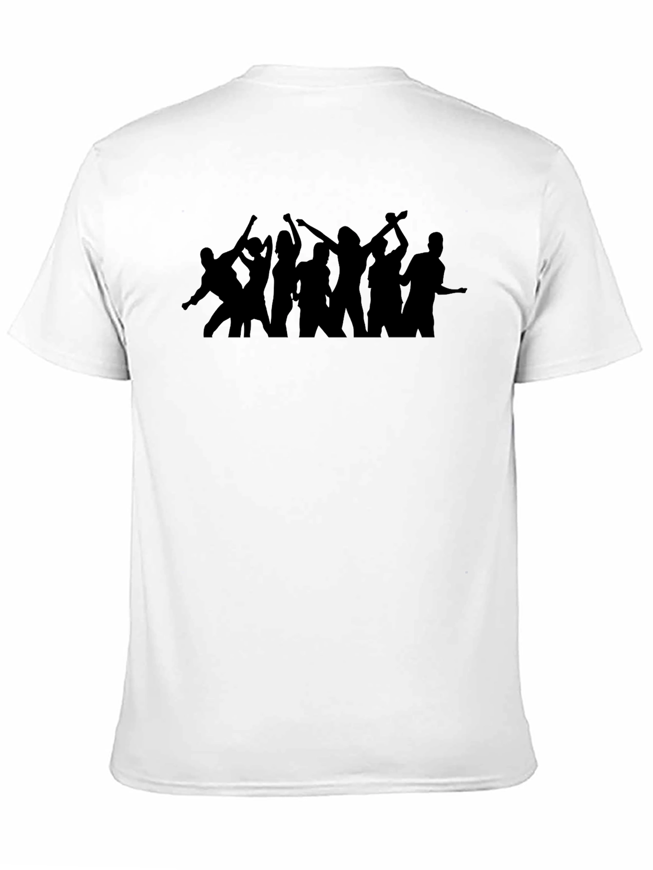 Silhouette Band T-Shirt - Black