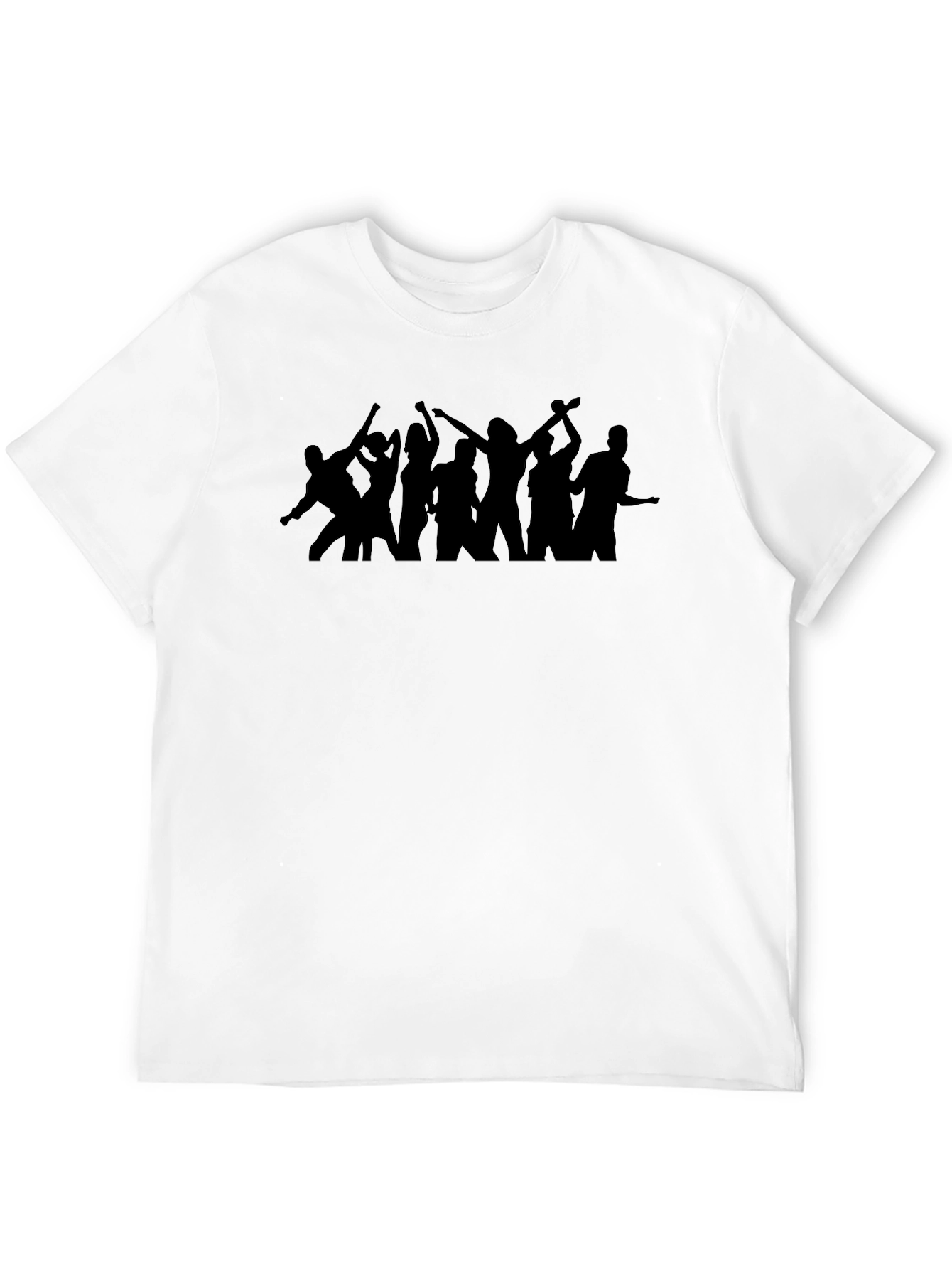 Silhouette Band T-Shirt - Black