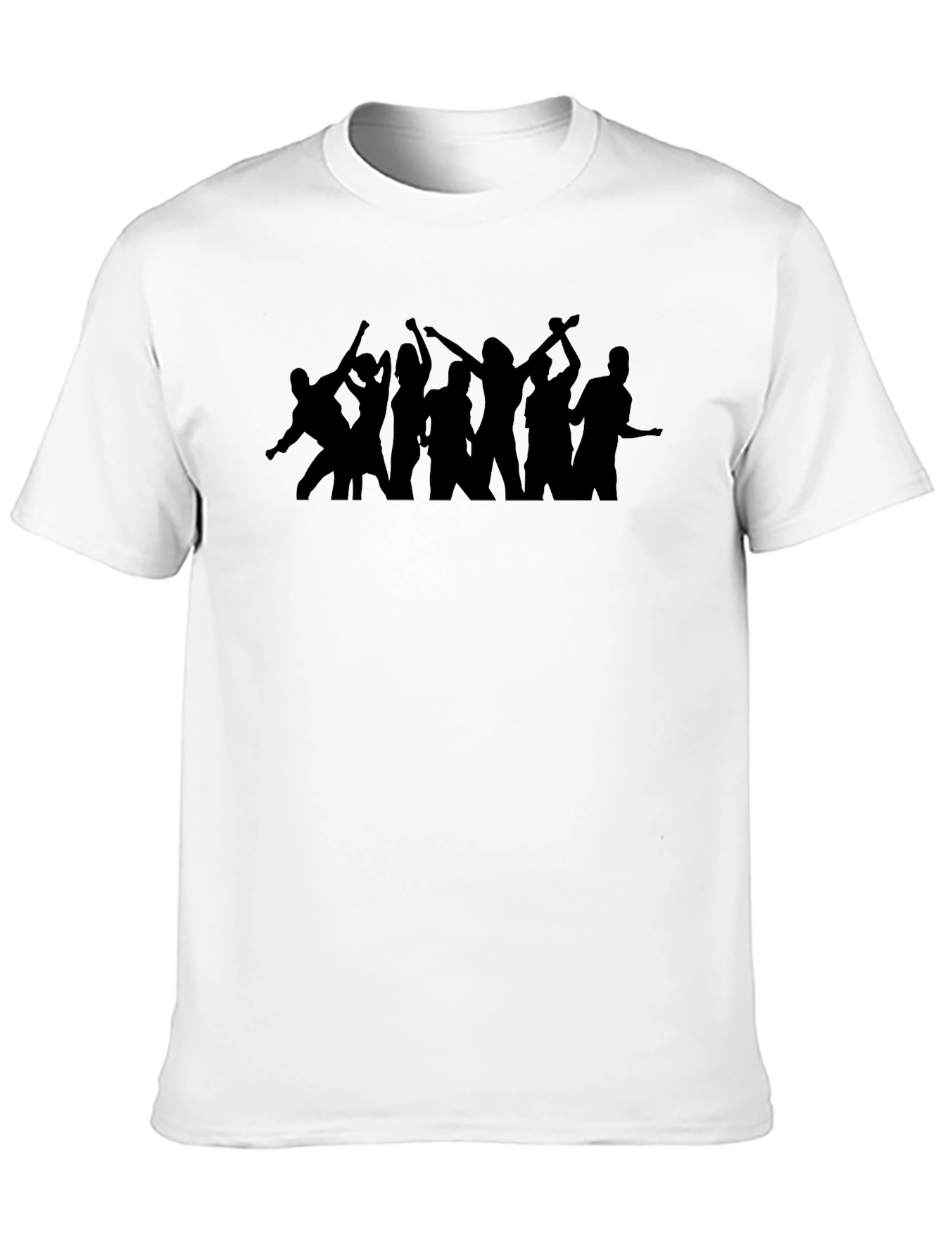 Silhouette Band T-Shirt - Black