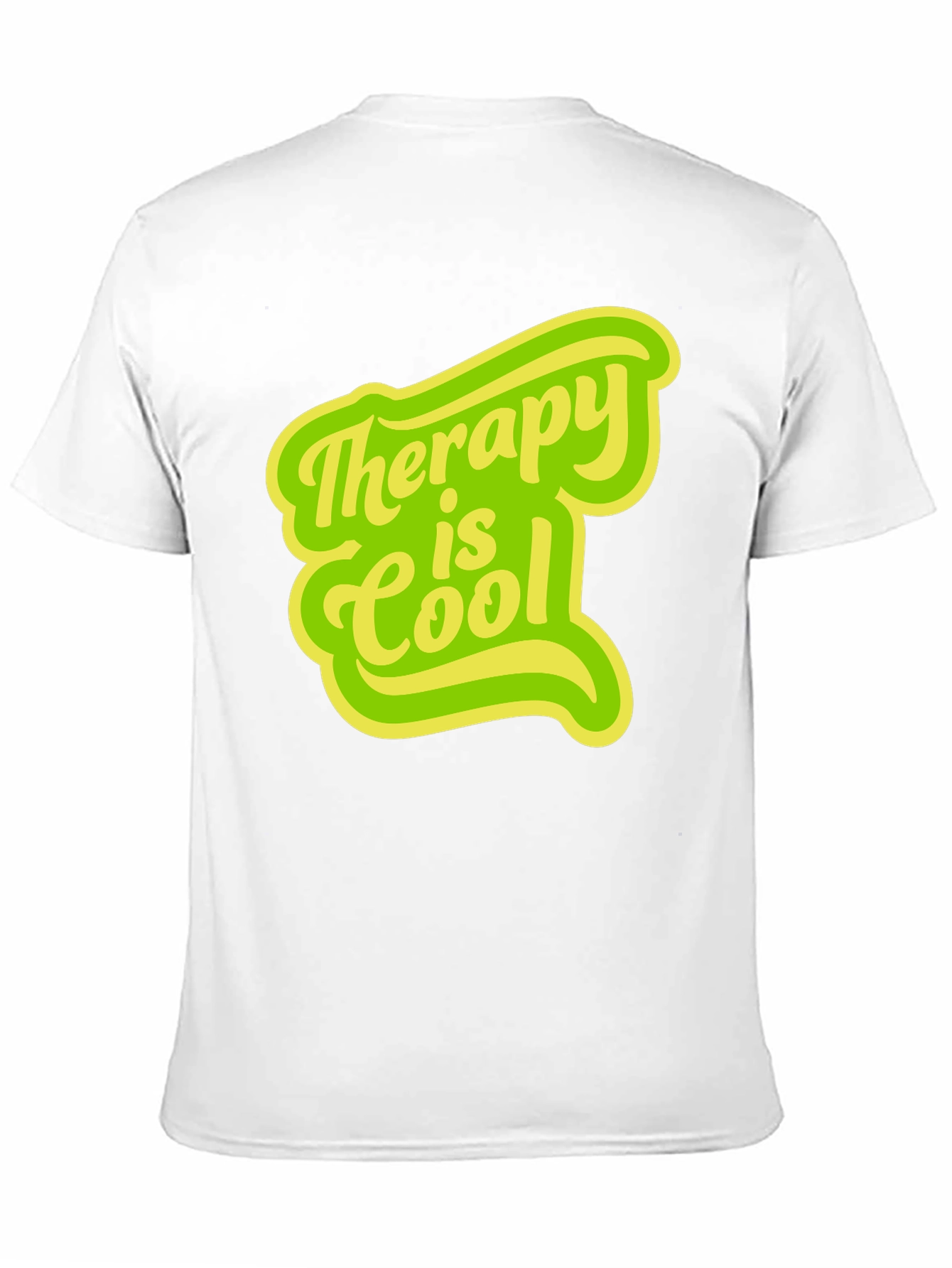 Therapy is Cool Graphic Tee - Black