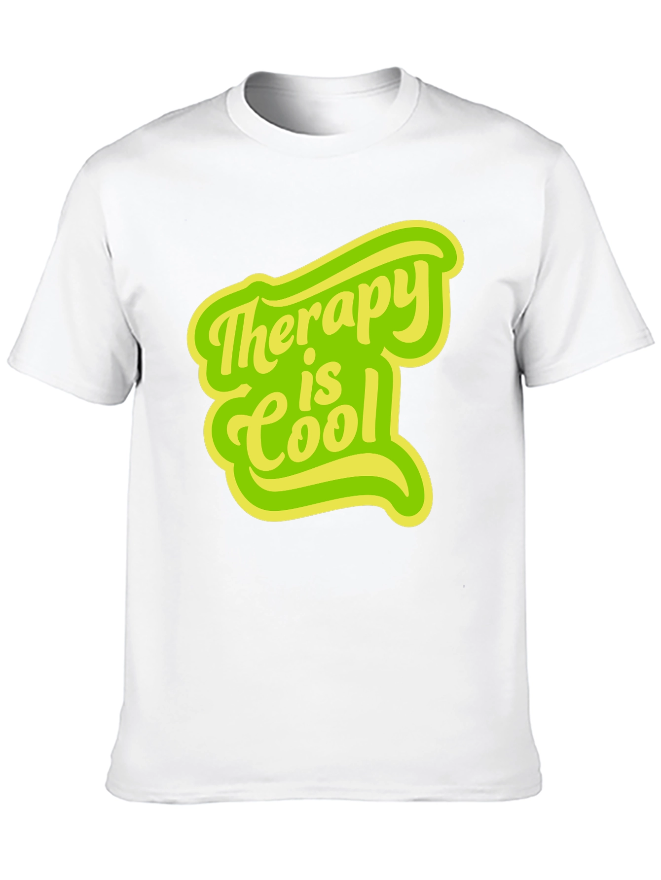 Therapy is Cool Graphic Tee - Black