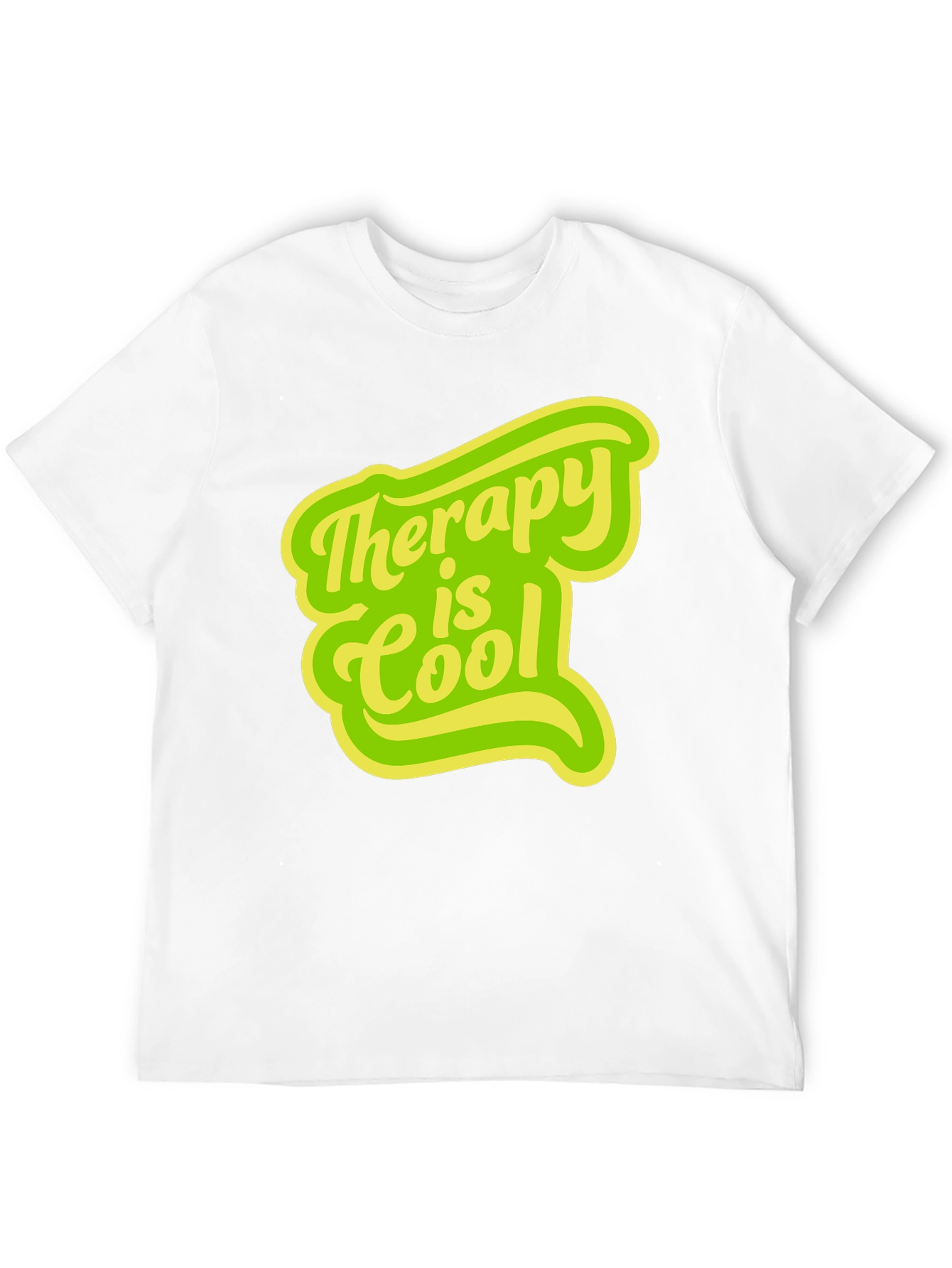 Therapy is Cool Graphic Tee - Black