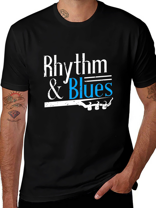 Rhythm & Blues Graphic Tee - Music Lover T-Shirt