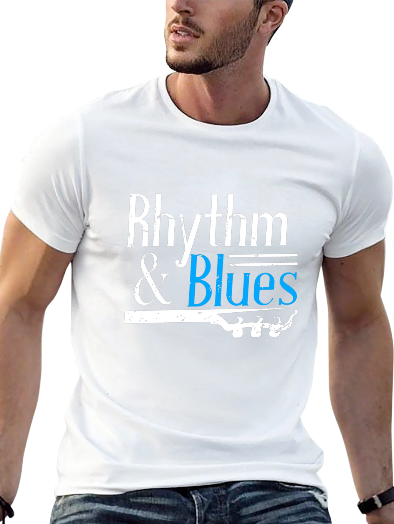 Rhythm & Blues Graphic Tee - Music Lover T-Shirt