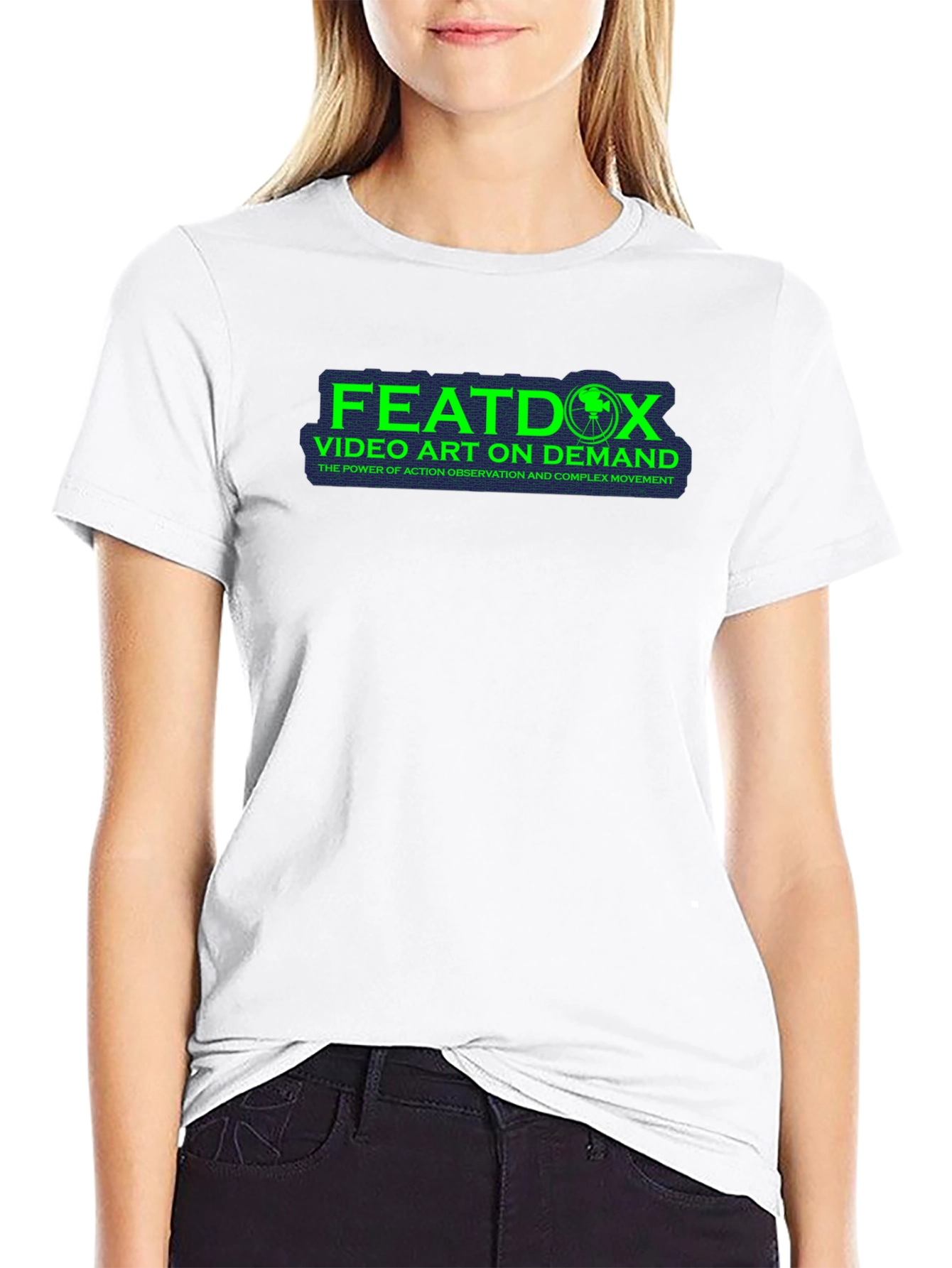 Featdox Video Art on Demand Black T-Shirt