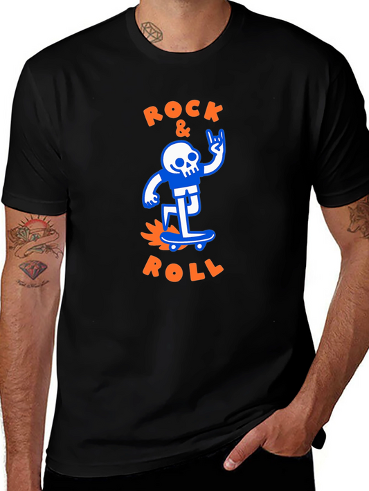 Rock & Roll Skeleton Graphic Tee