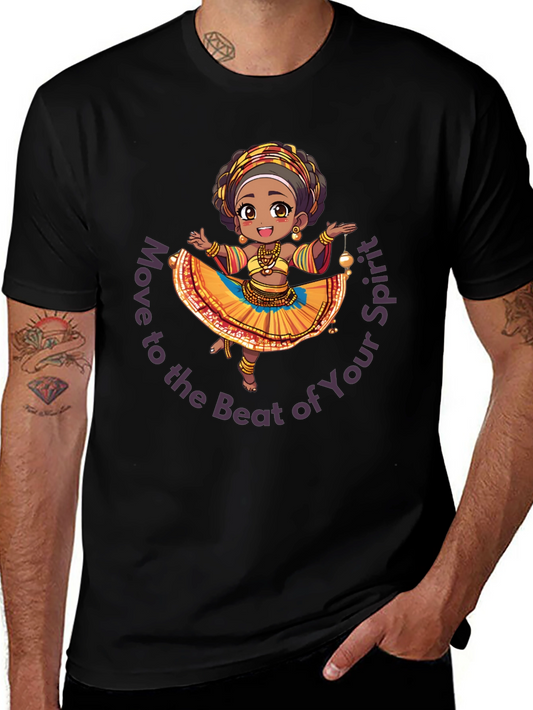 Spirit Beat Graphic Tee - Black