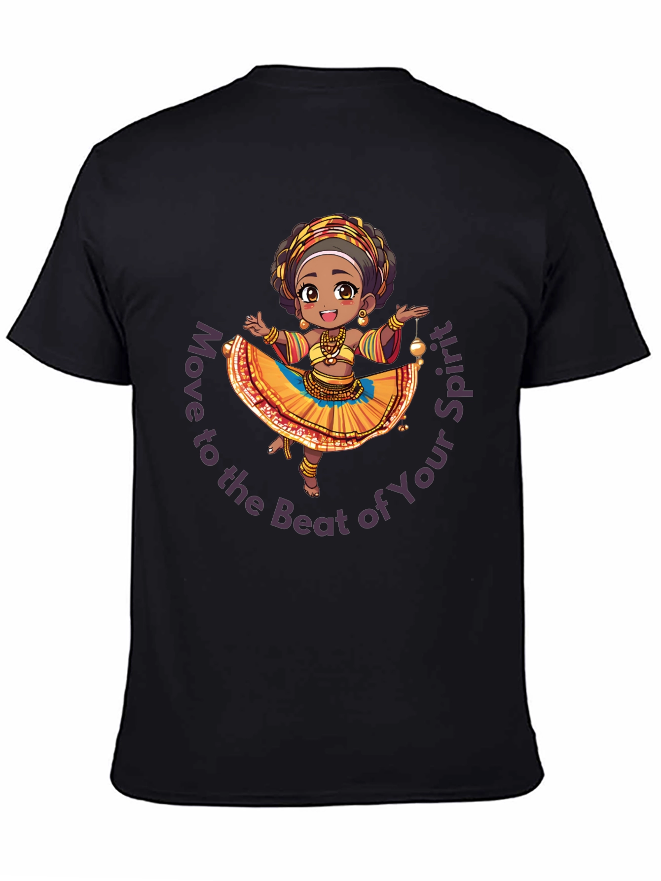 Spirit Beat Graphic Tee - Black