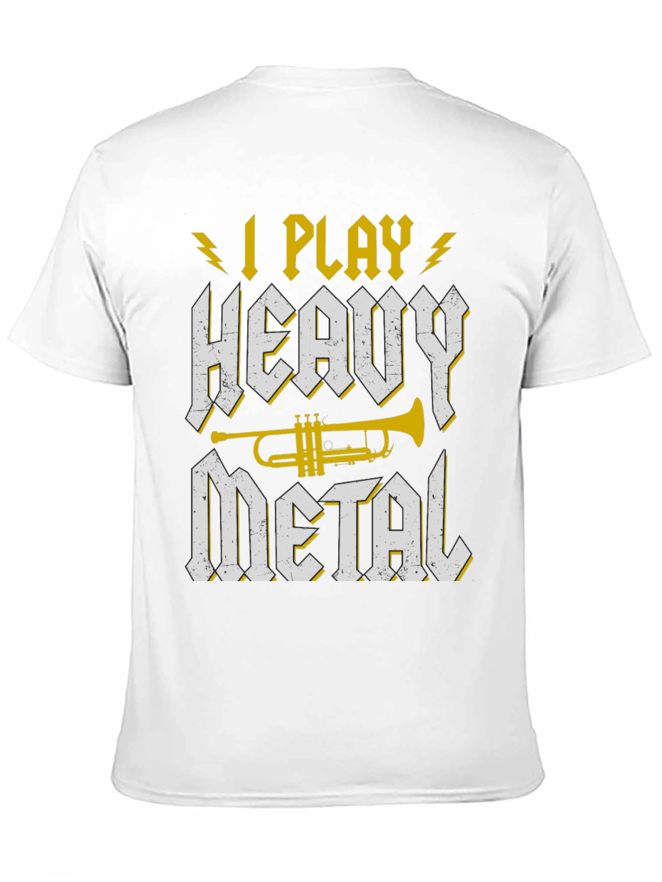 I Play Heavy Metal Trumpet Graphic Tee
