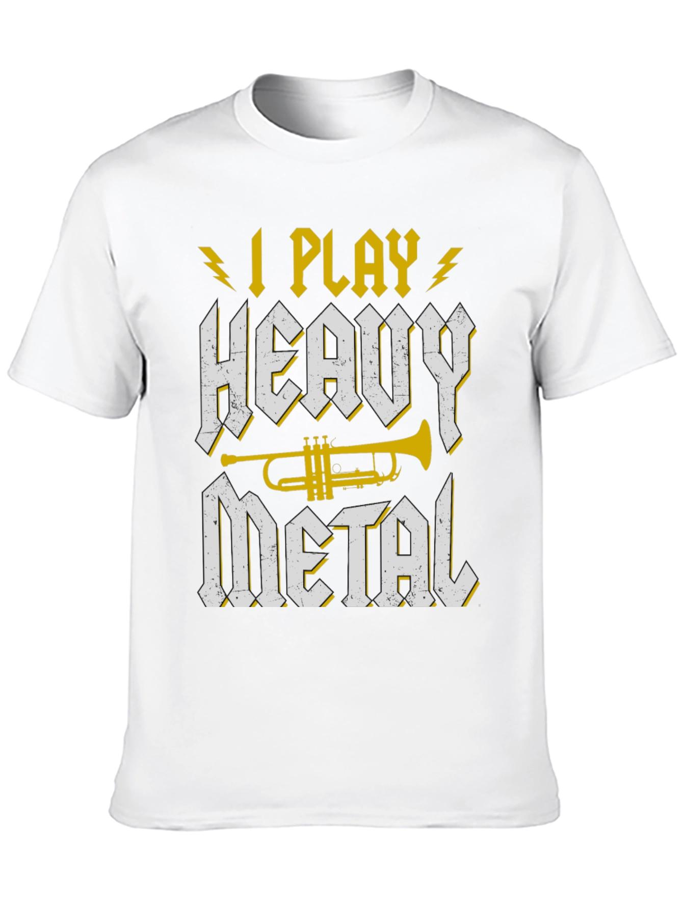 I Play Heavy Metal Trumpet Graphic Tee