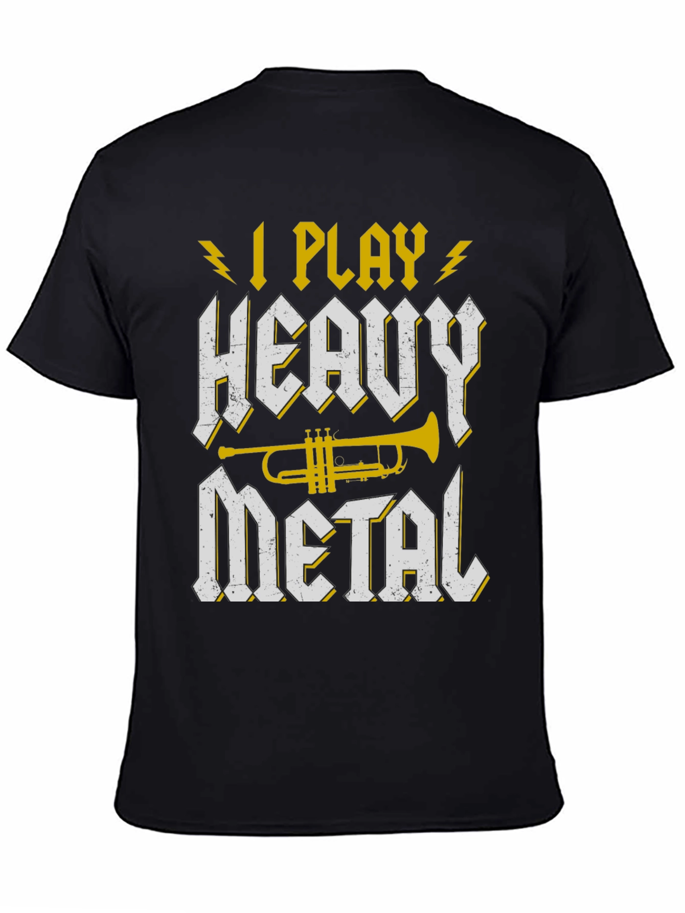 I Play Heavy Metal Trumpet Graphic Tee