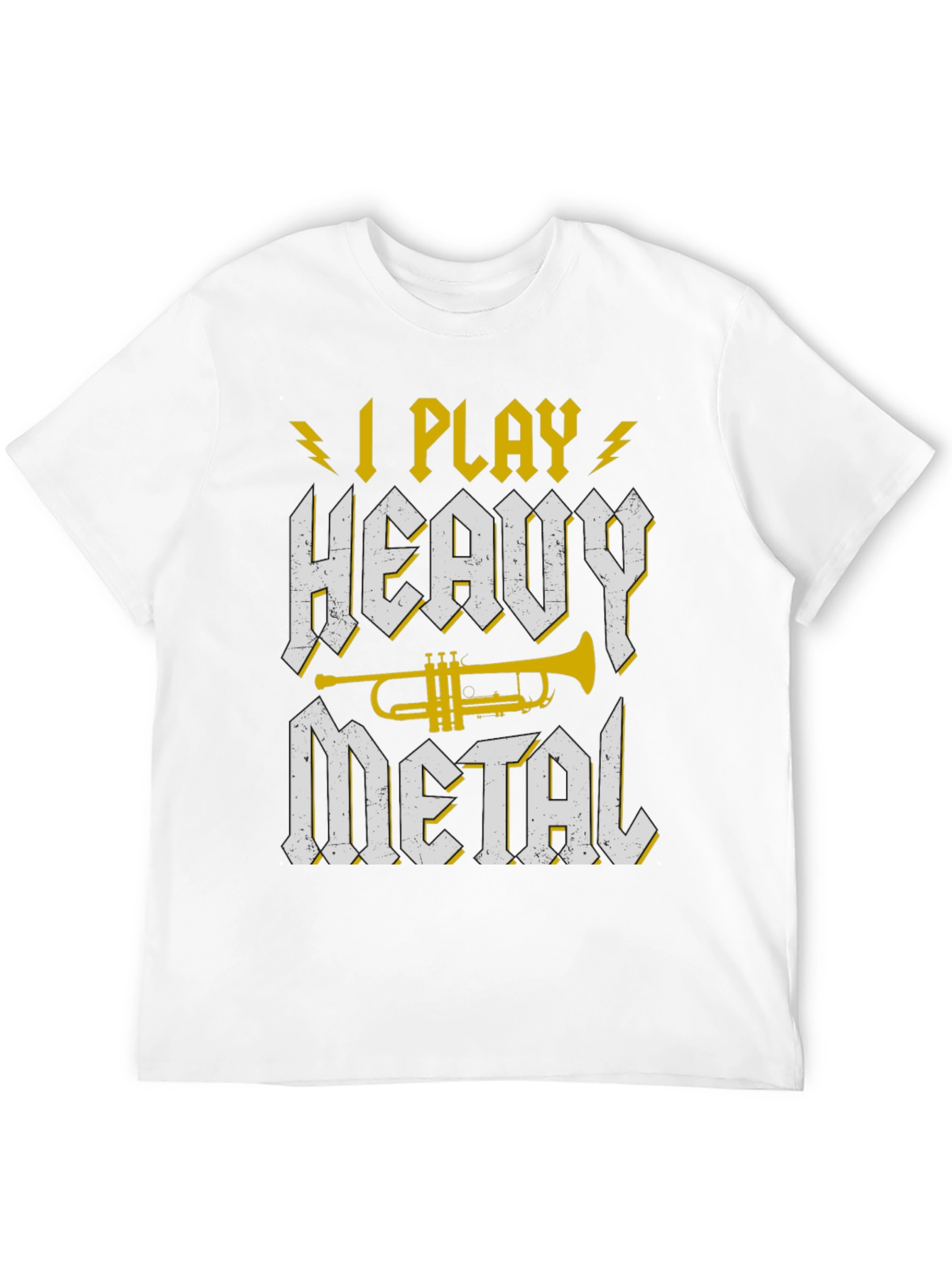 I Play Heavy Metal Trumpet Graphic Tee