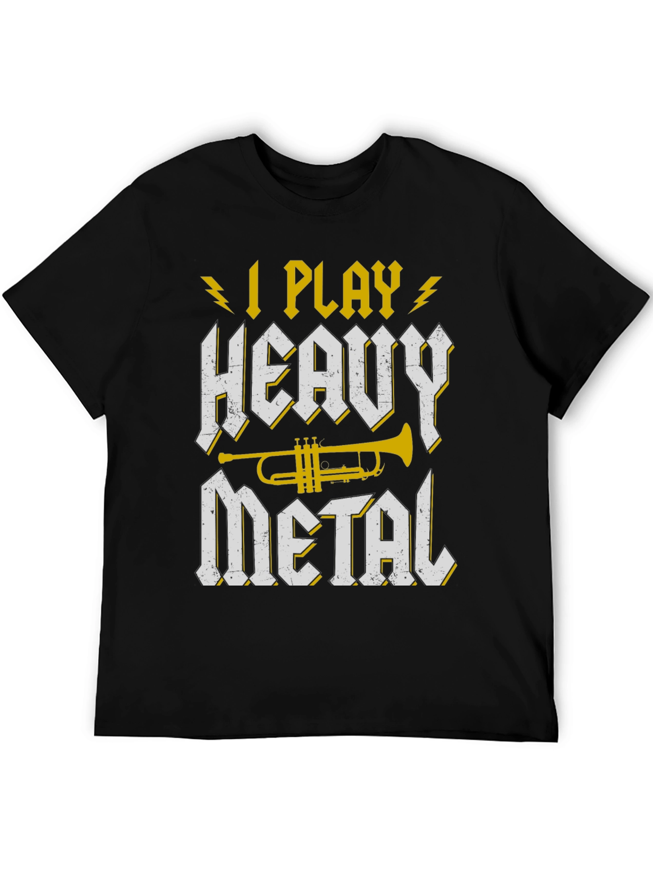 I Play Heavy Metal Trumpet Graphic Tee