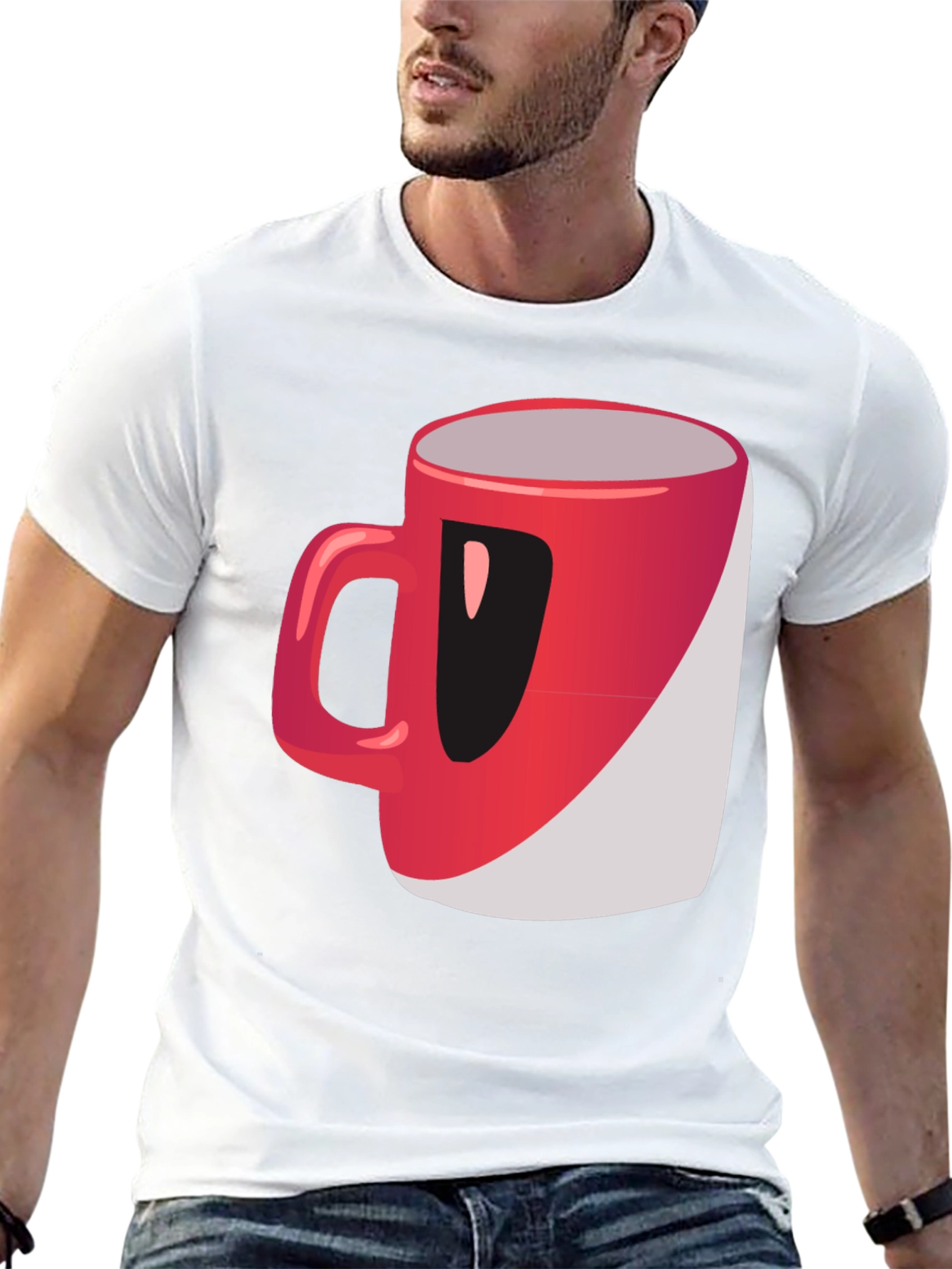 Coffee Mug Graphic Tee - Stylish & Unique
