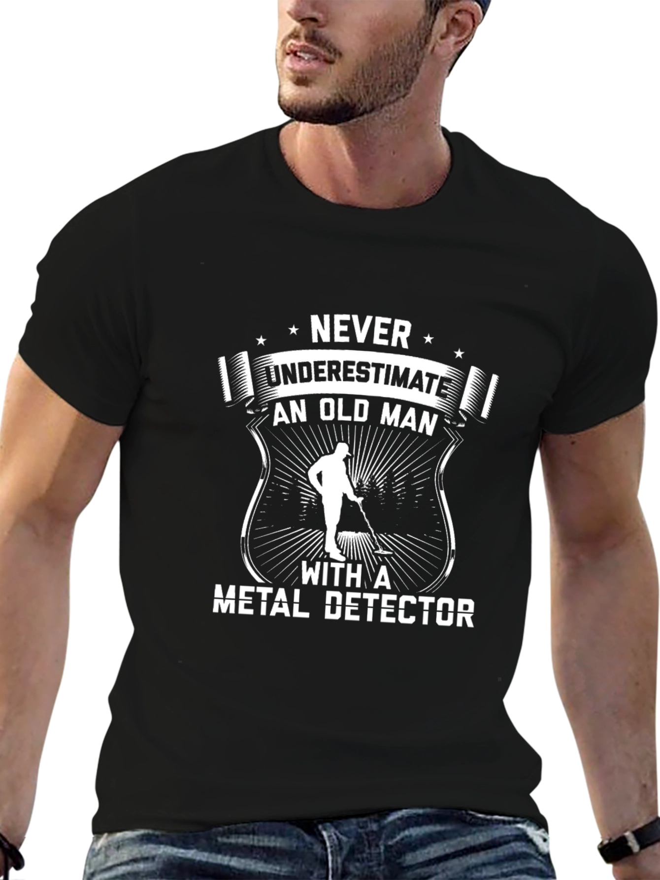 Never Underestimate Metal Detector T-Shirt