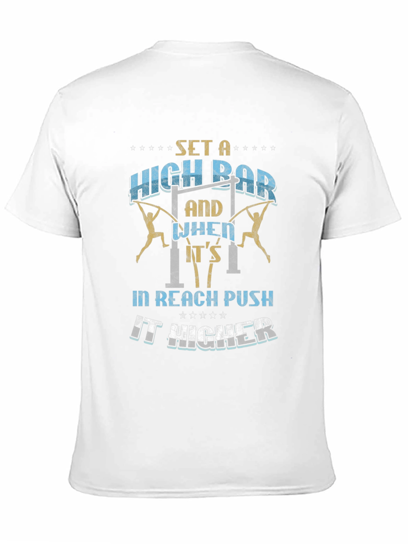 Set a High Bar Mens Graphic T-Shirt