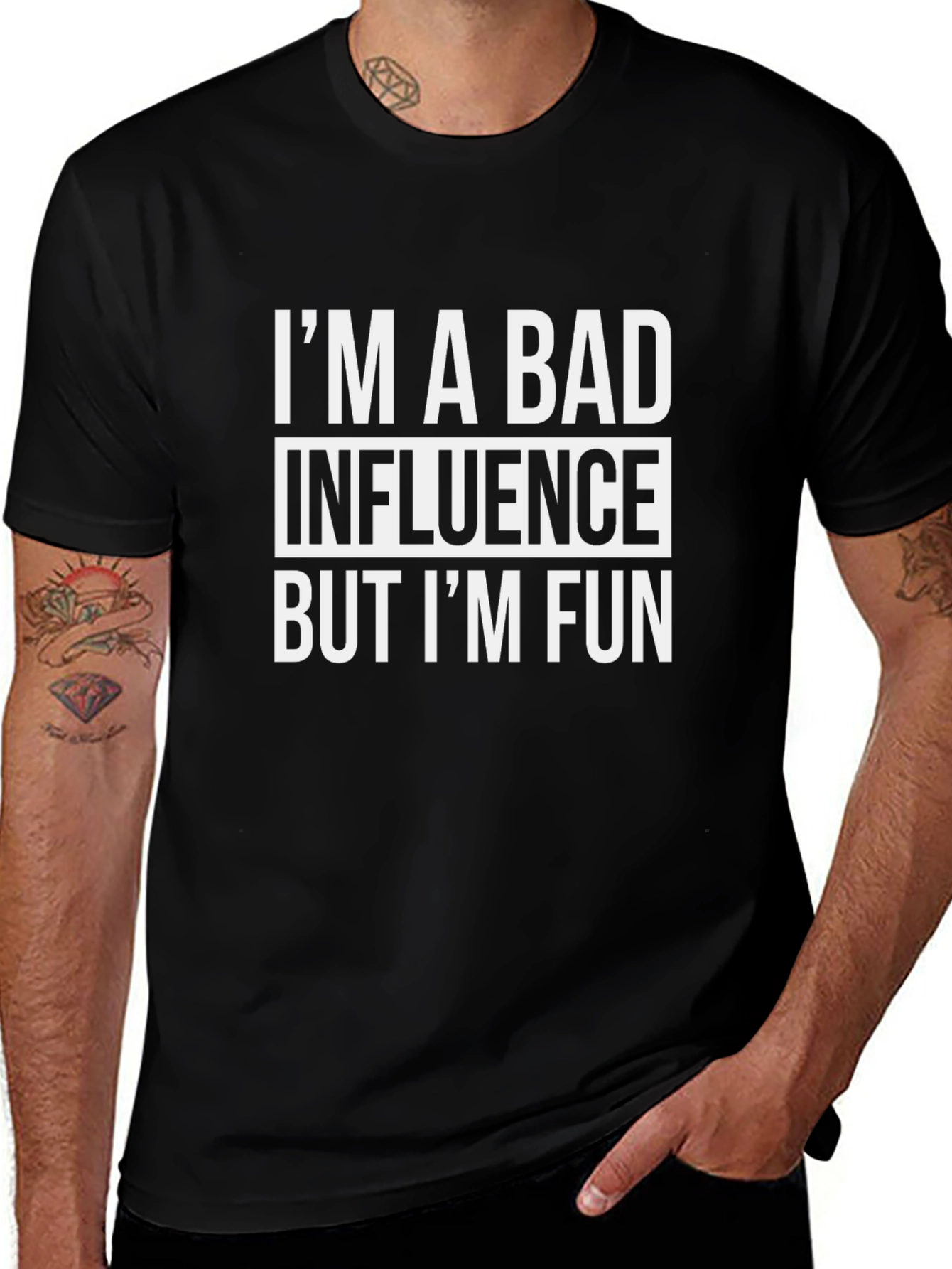 Bad Influence Funny T-Shirt
