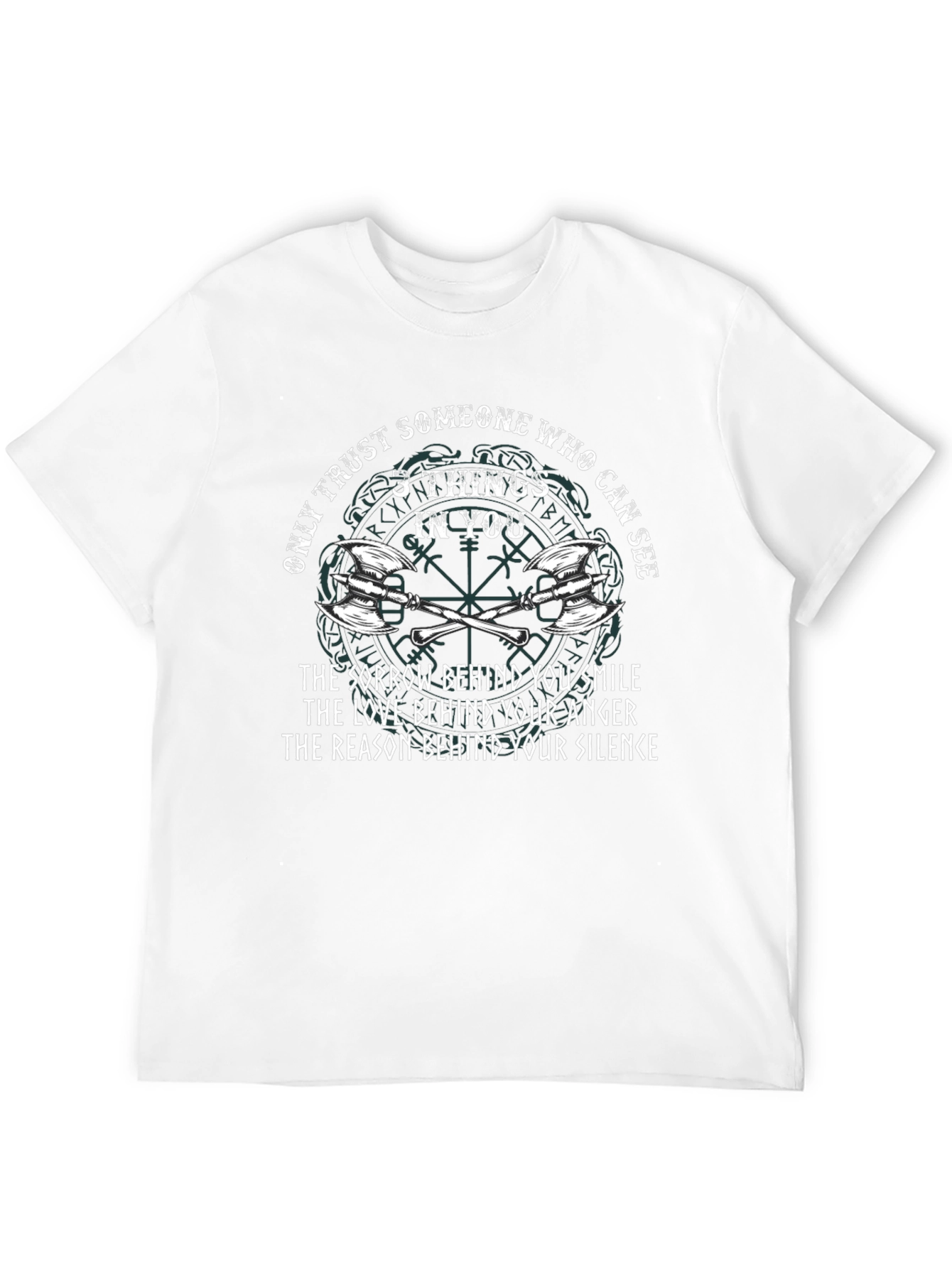 Viking Axe T-Shirt - Only Trust Someone