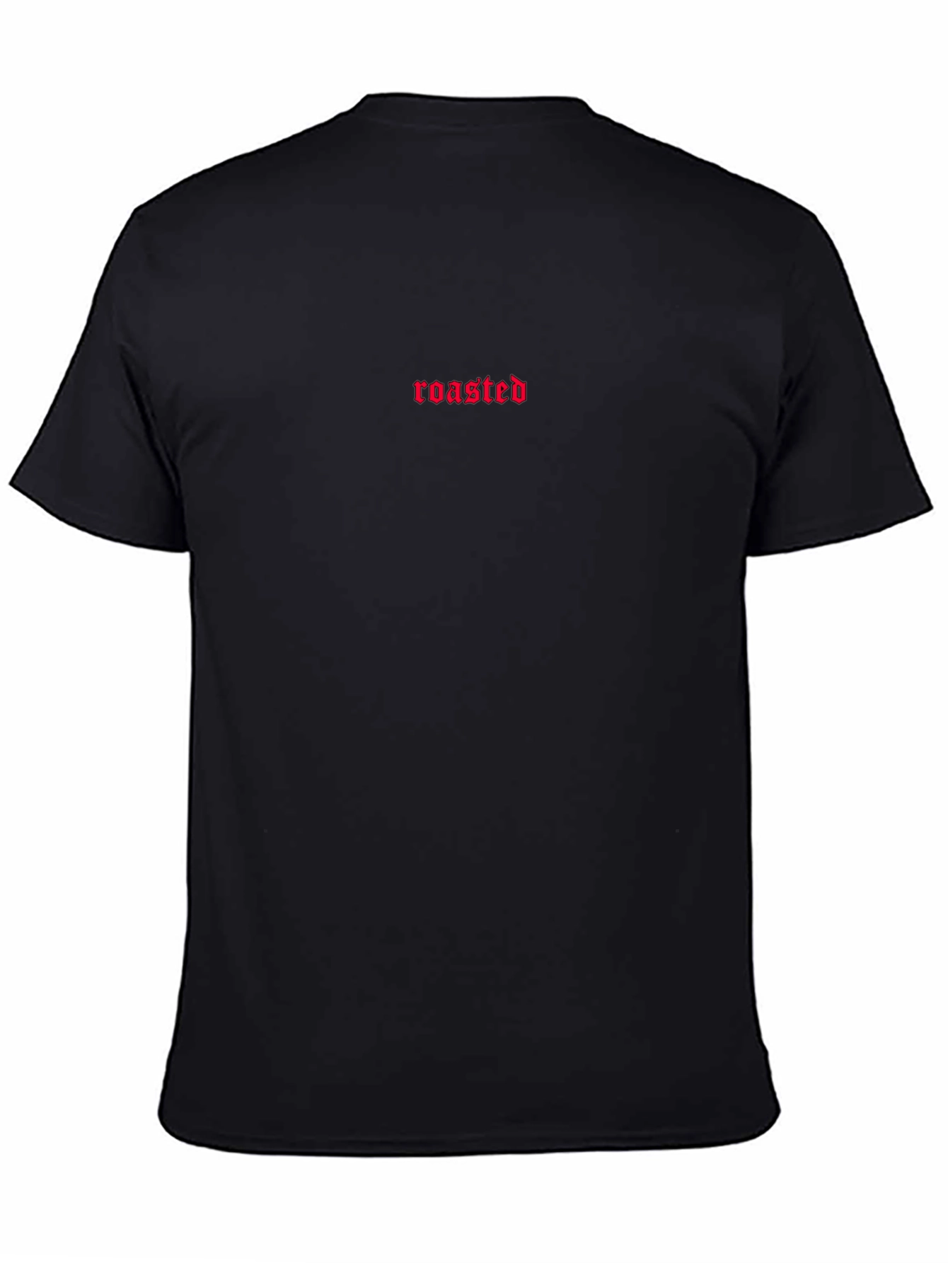 Roasted Graphic Tee - Black Cotton Blend