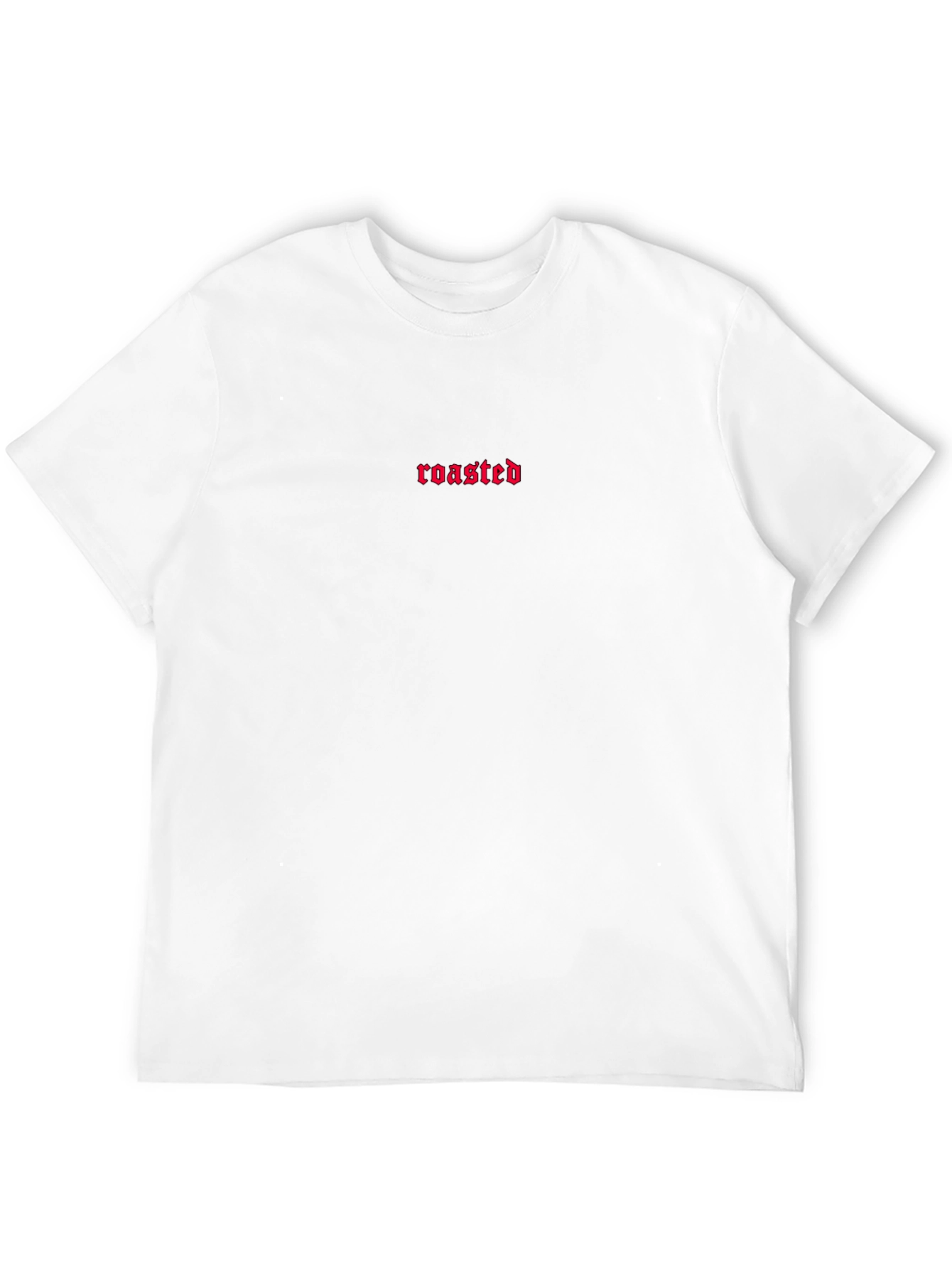Roasted Graphic Tee - Black Cotton Blend