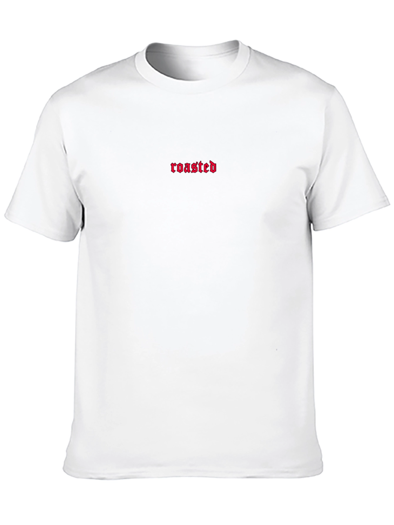 Roasted Graphic Tee - Black Cotton Blend
