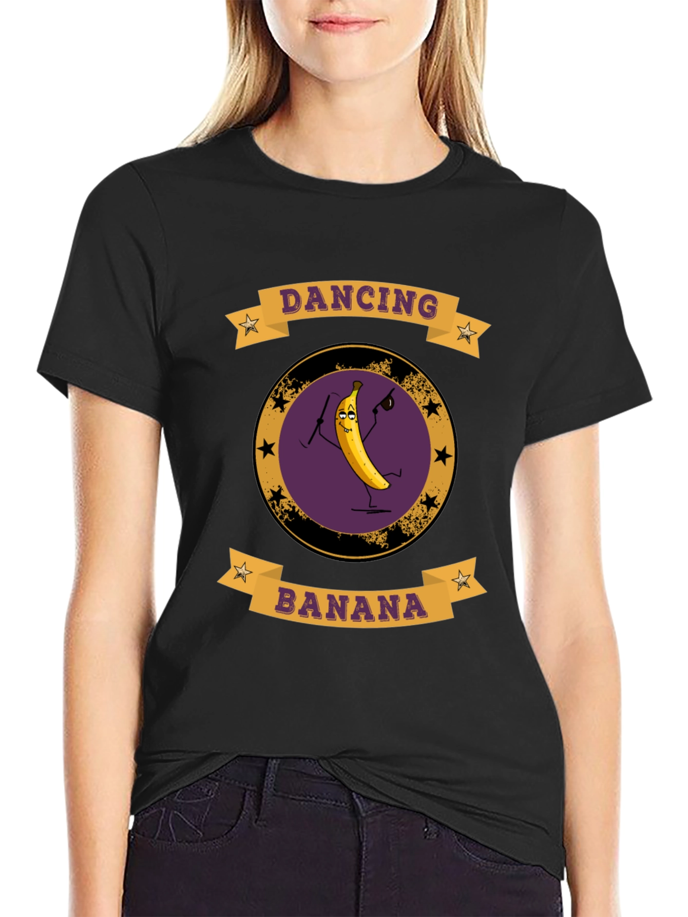 Dancing Banana Graphic T-Shirt