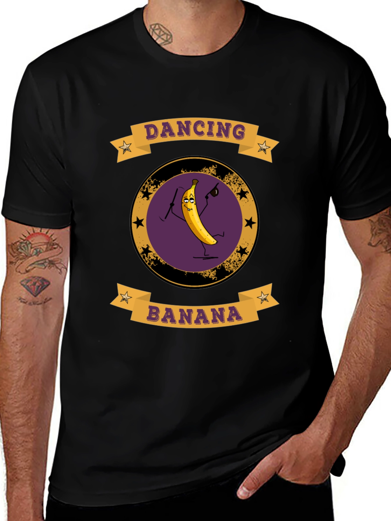 Dancing Banana Graphic T-Shirt