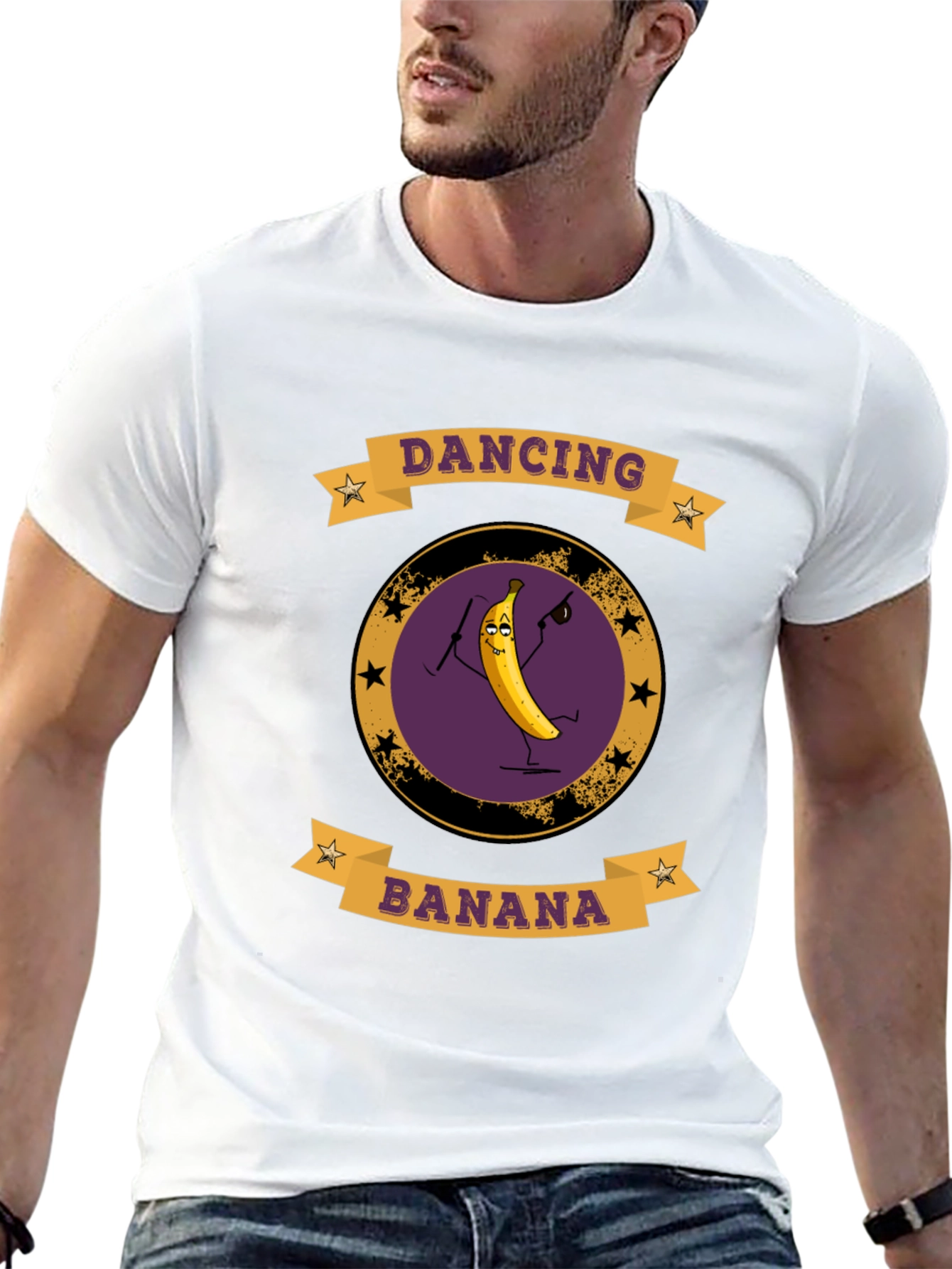 Dancing Banana Graphic T-Shirt