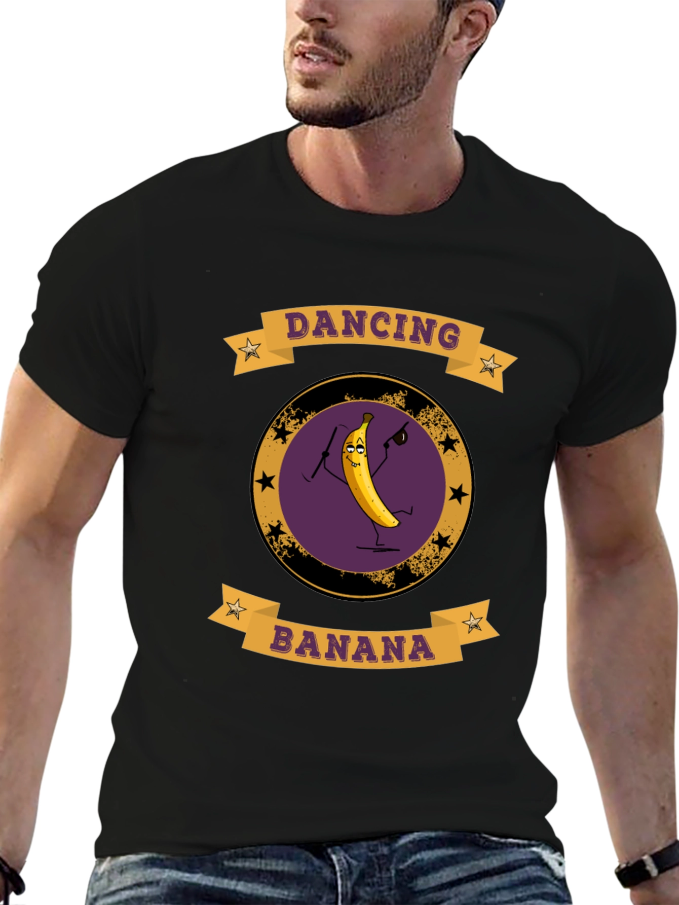 Dancing Banana Graphic T-Shirt