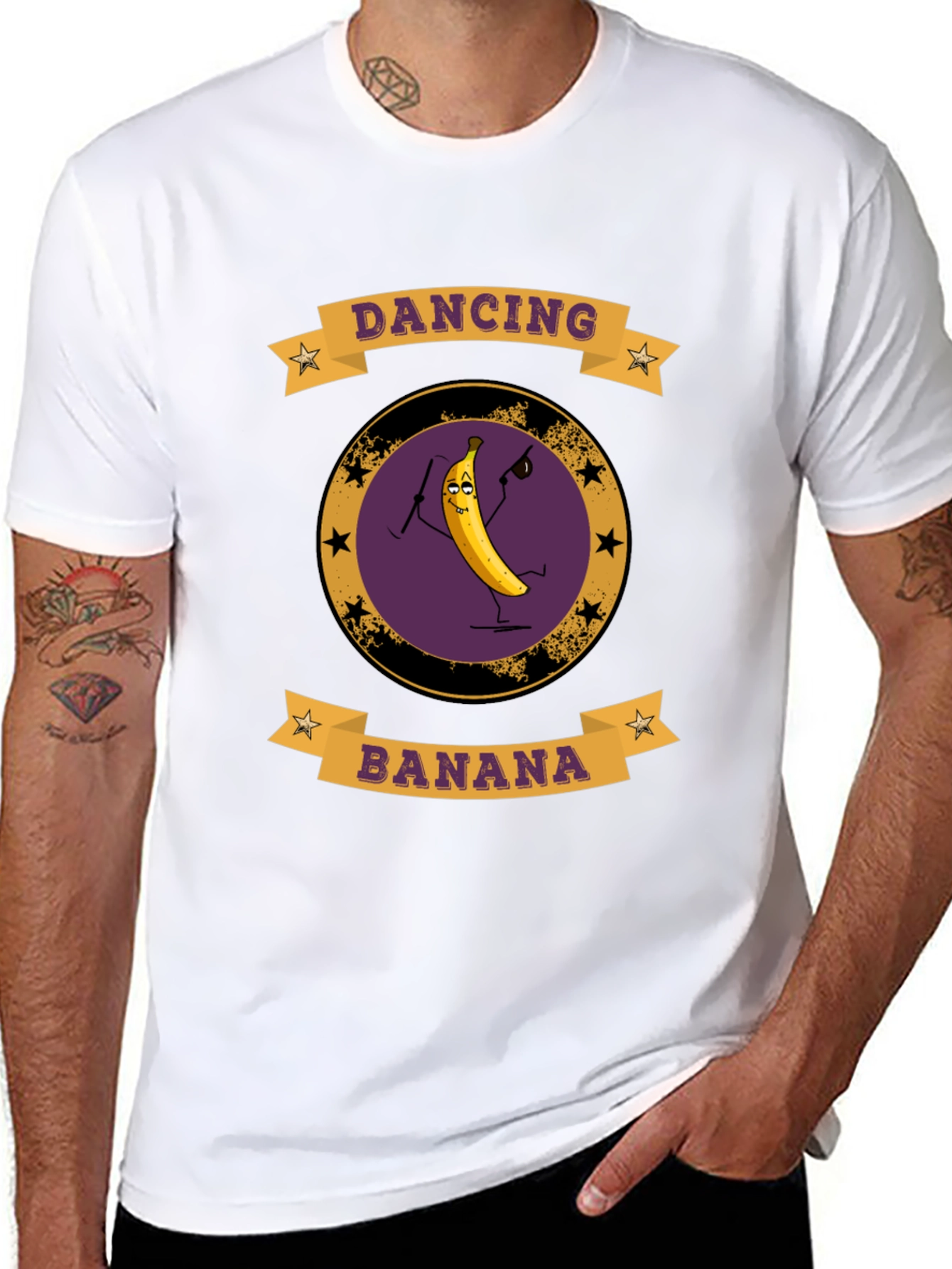 Dancing Banana Graphic T-Shirt