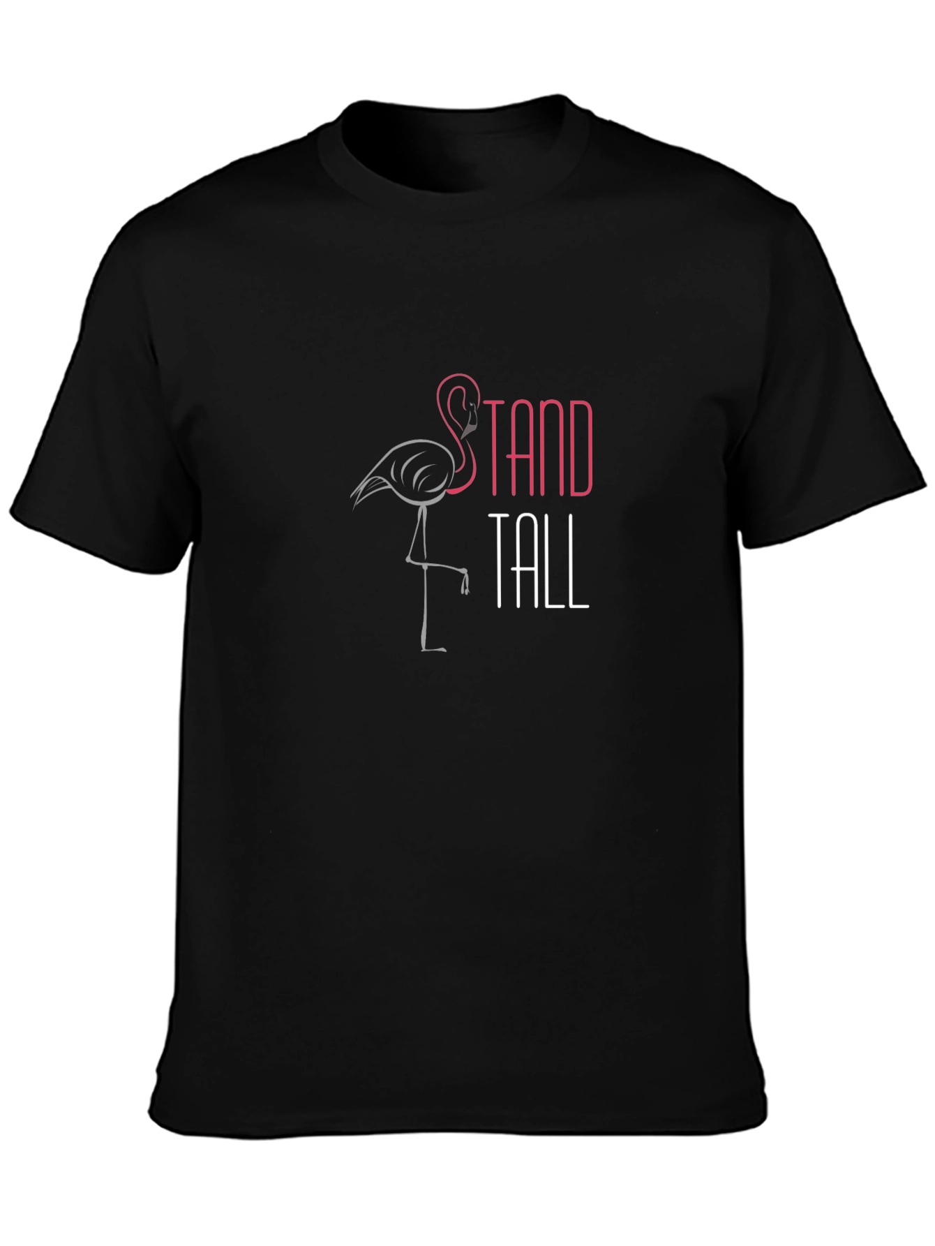 Stand Tall Flamingo Graphic Tee