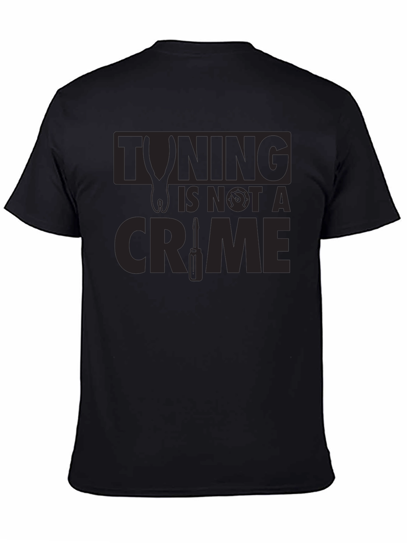 Tuning Is Not A Crime Graphic T-Shirt
