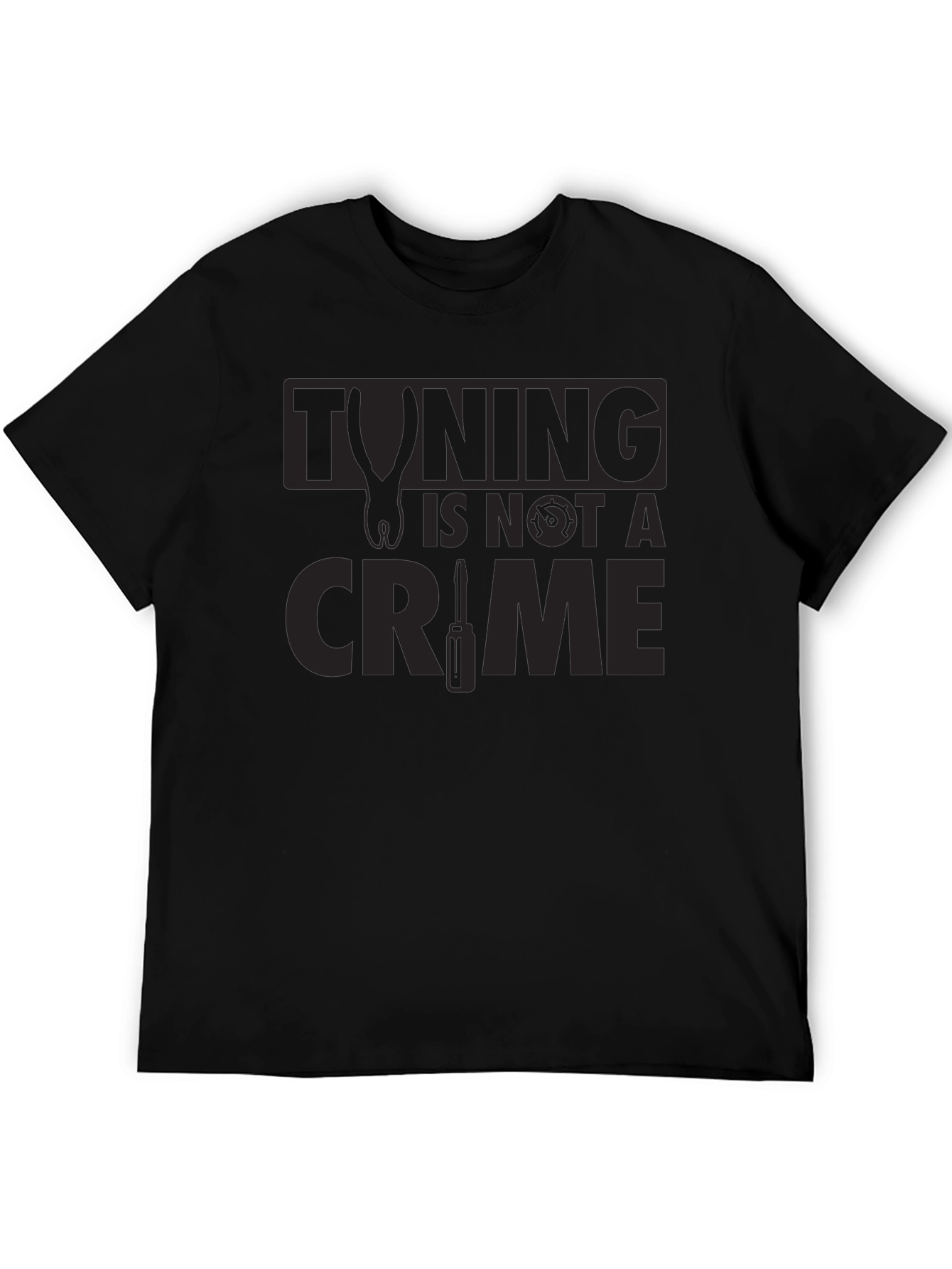Tuning Is Not A Crime Graphic T-Shirt