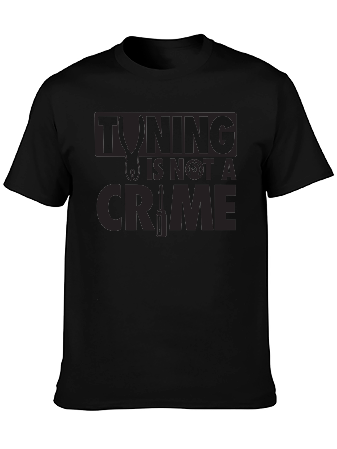 Tuning Is Not A Crime Graphic T-Shirt