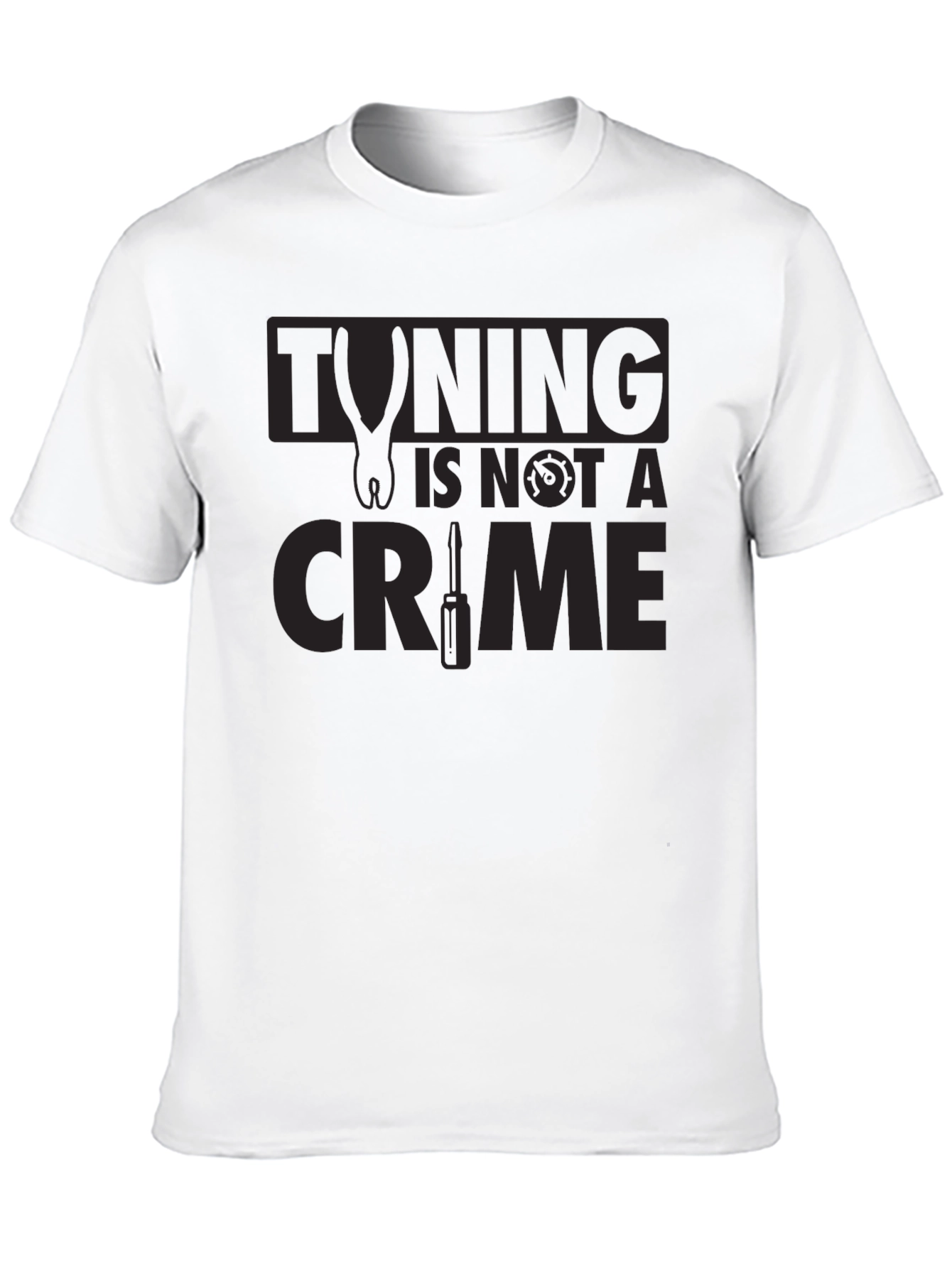 Tuning Is Not A Crime Graphic T-Shirt