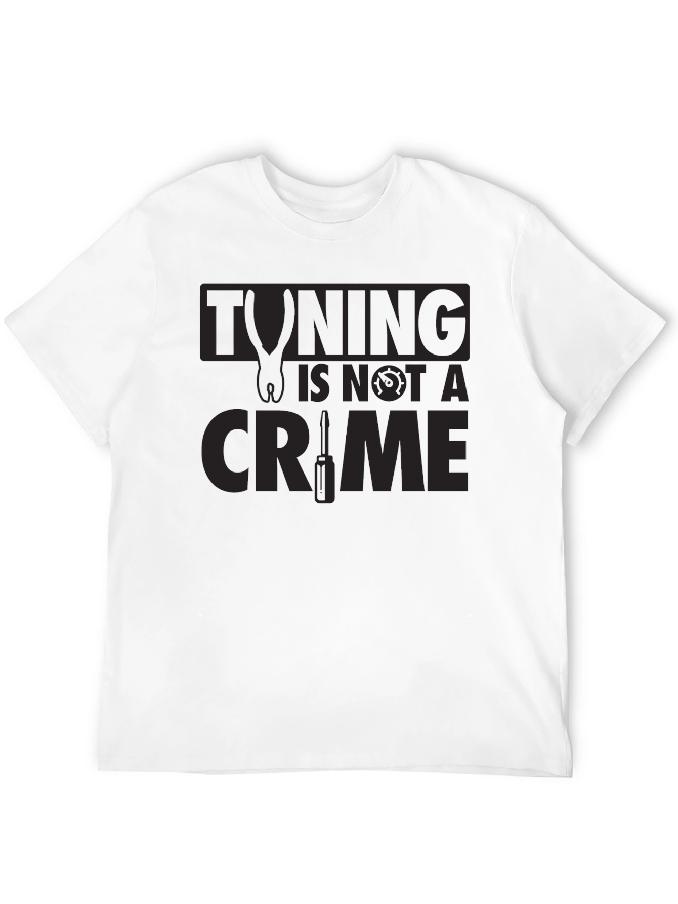 Tuning Is Not A Crime Graphic T-Shirt