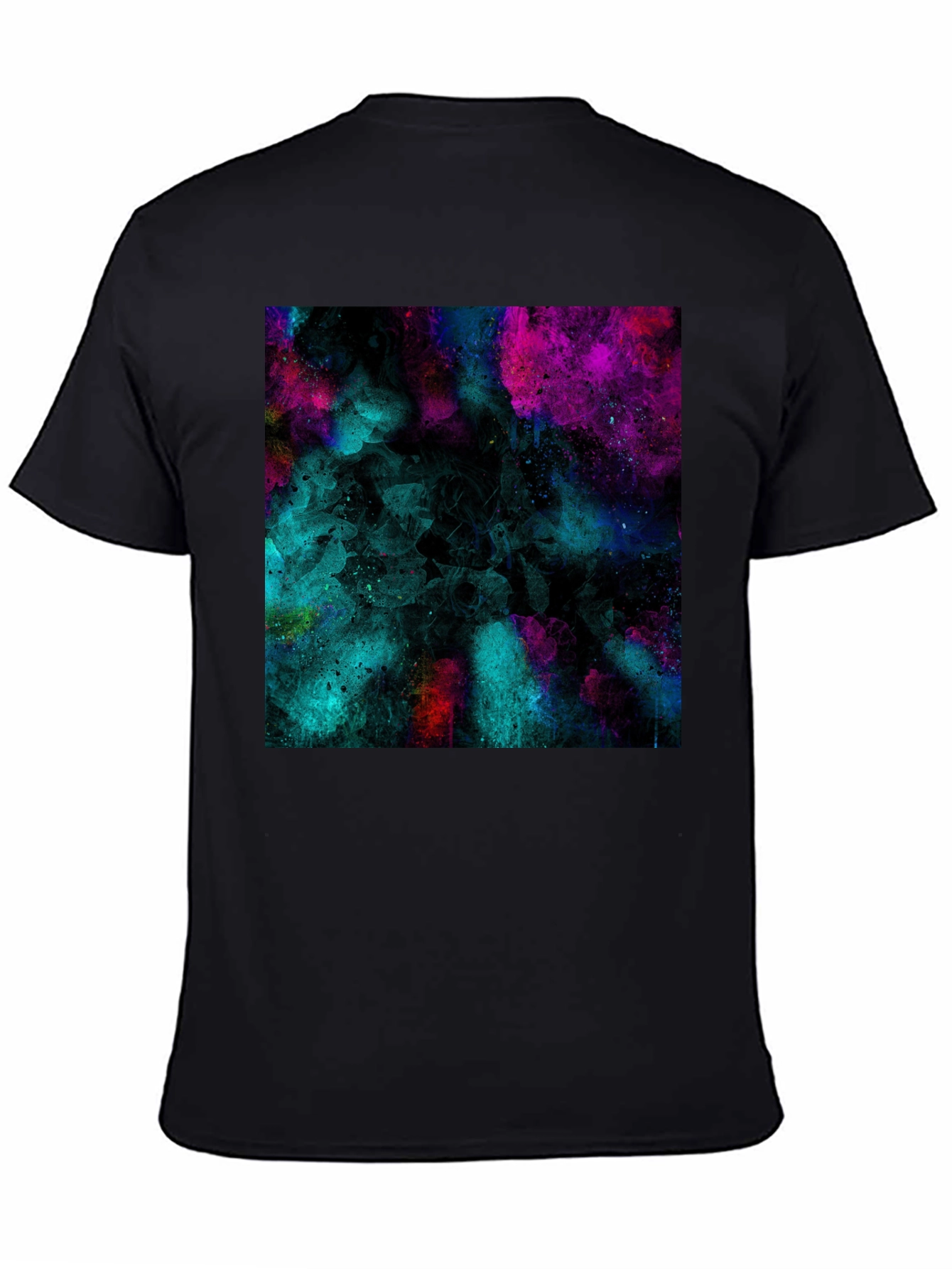 Abstract Art Black T-Shirt - Modern Graphic Tee