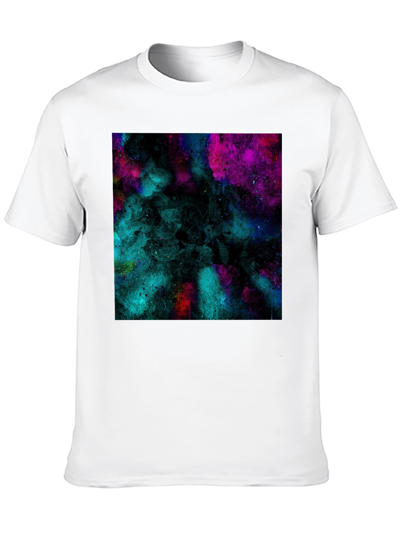 Abstract Art Black T-Shirt - Modern Graphic Tee