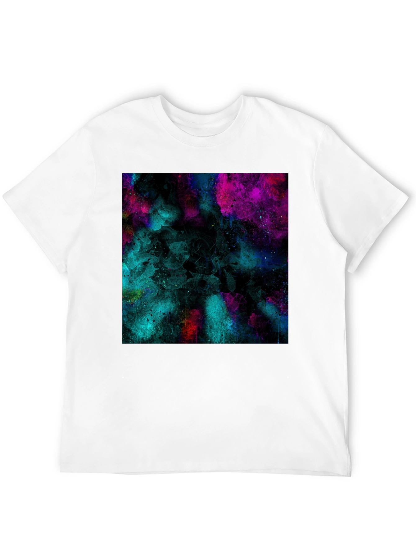 Abstract Art Black T-Shirt - Modern Graphic Tee