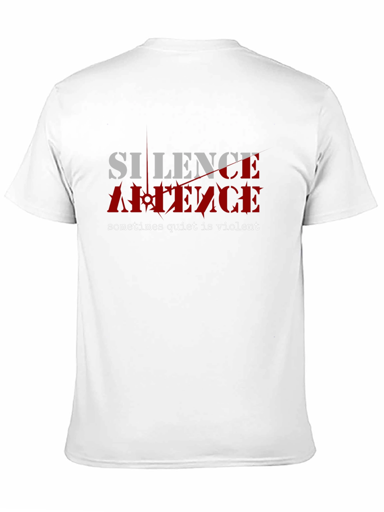 Silence Violent Graphic T-Shirt