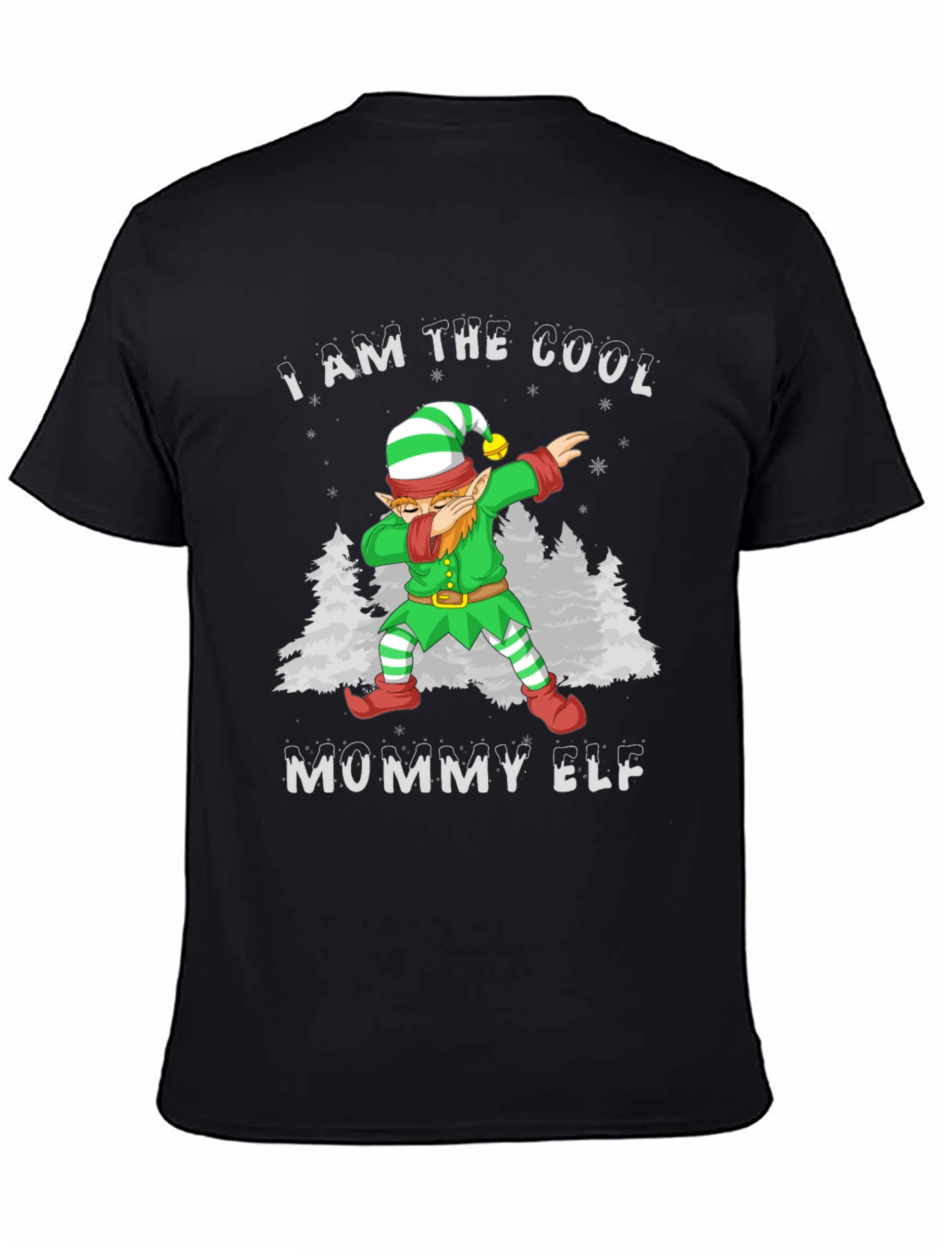Cool Mommy Elf Christmas T-Shirt
