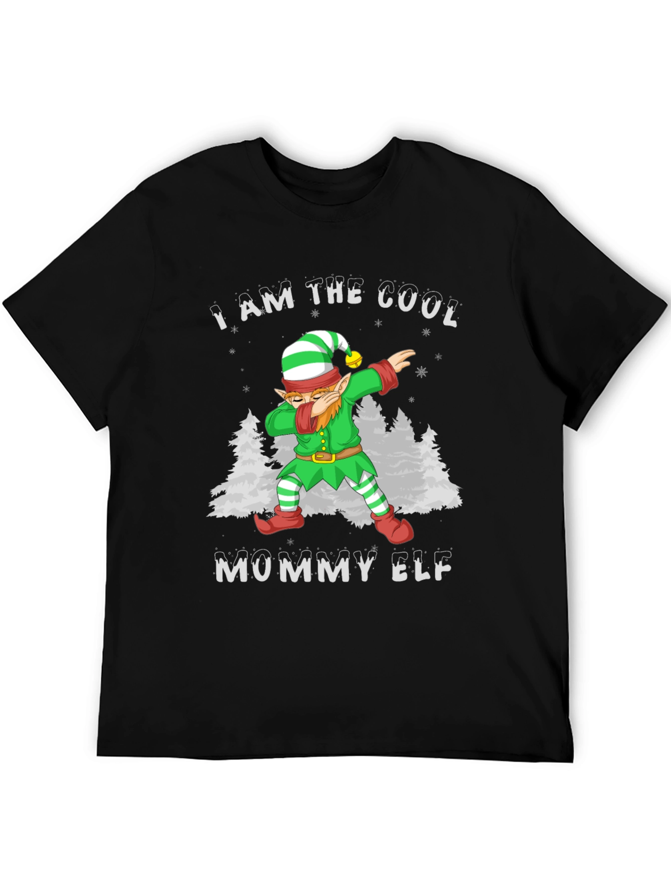 Cool Mommy Elf Christmas T-Shirt