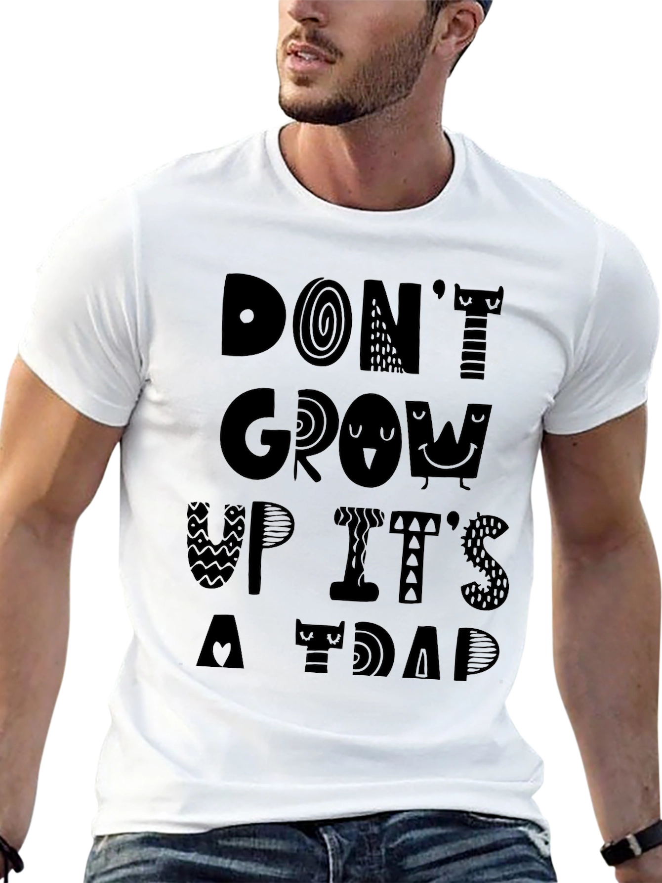 Dont Grow Up Its A Trap Black Graphic Tee