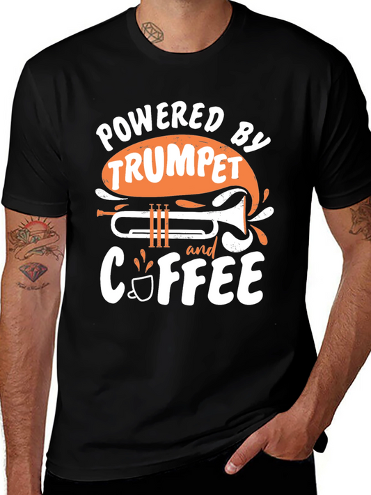 Trumpet & Coffee Powered T-Shirt