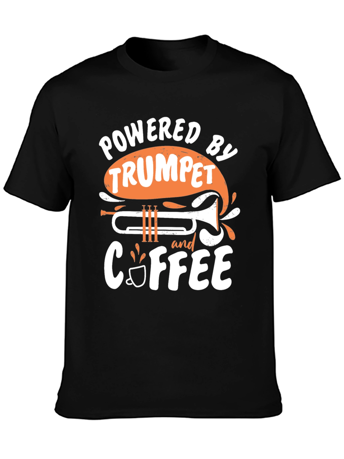 Trumpet & Coffee Powered T-Shirt