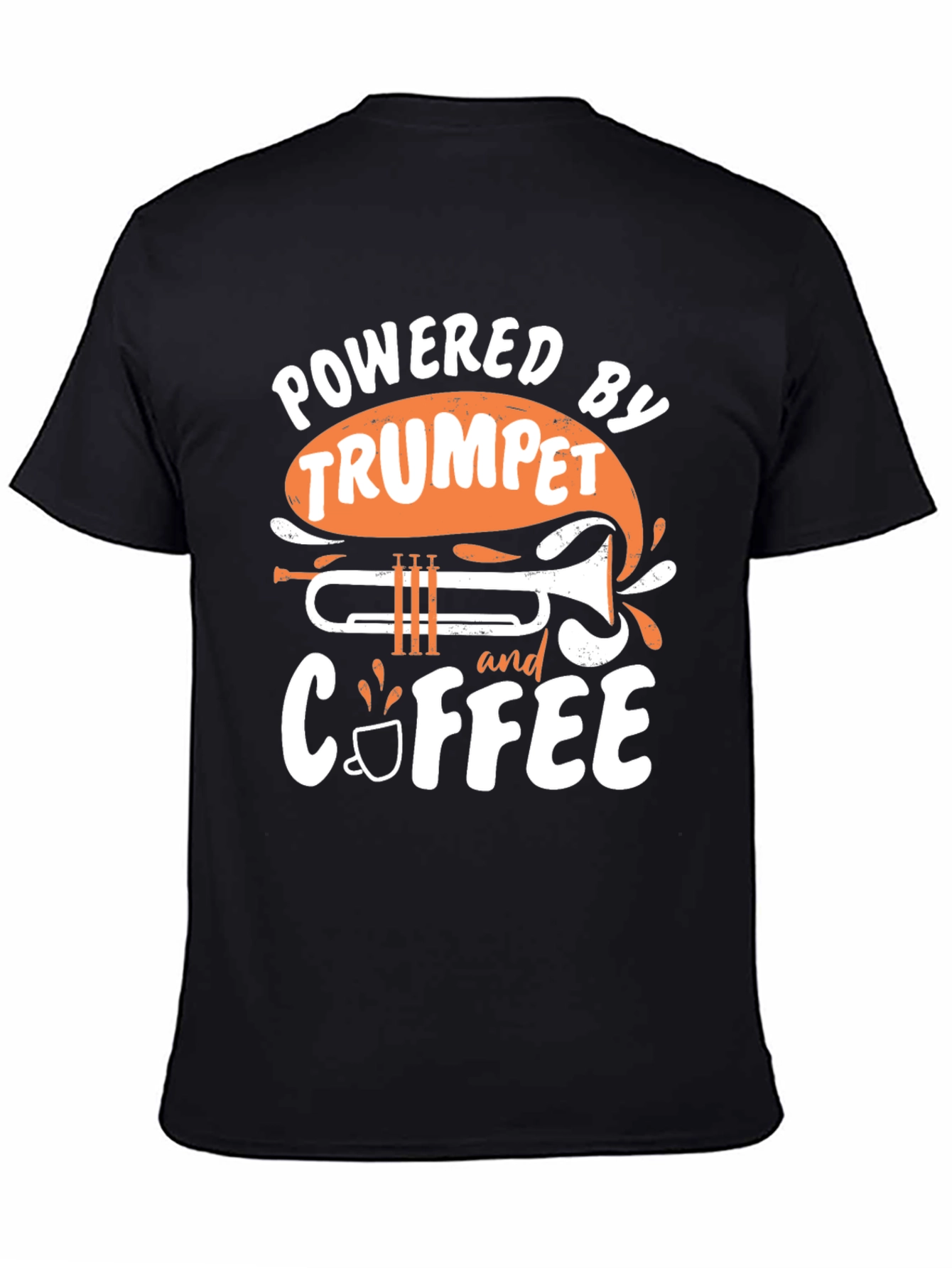 Trumpet & Coffee Powered T-Shirt