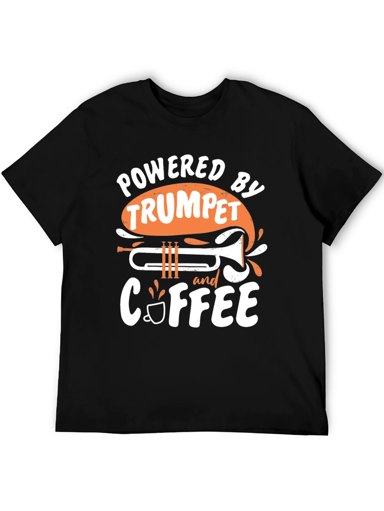 Trumpet & Coffee Powered T-Shirt